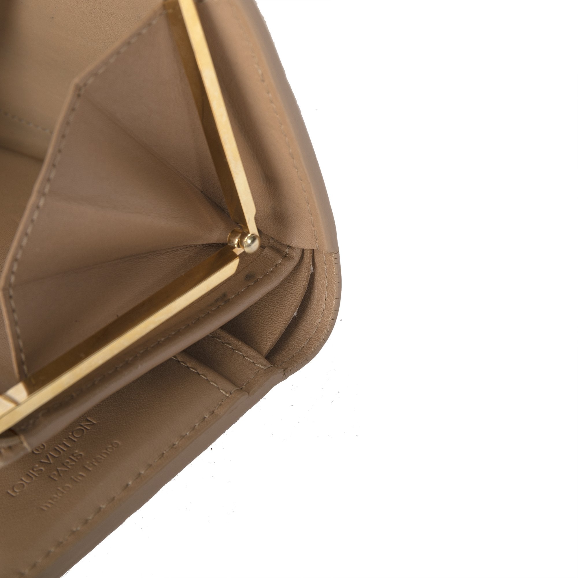 Louis Vuitton Monogram Vernis Patent Leather French Purse Wallet