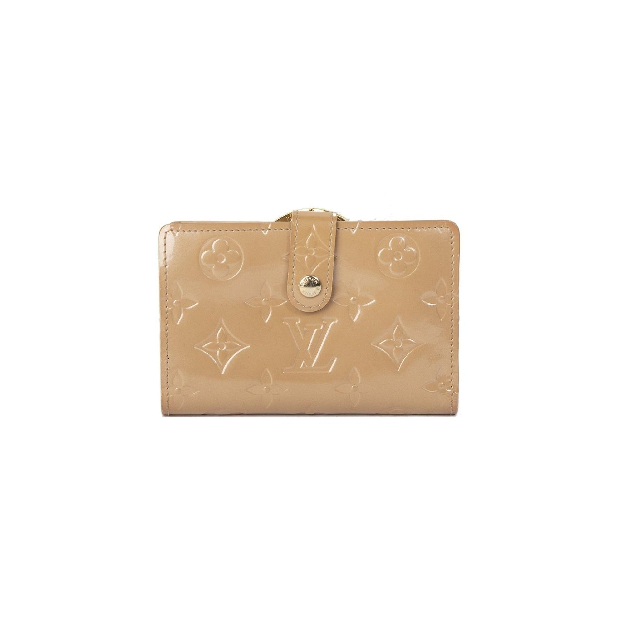 Louis Vuitton Monogram Vernis Patent Leather French Purse Wallet