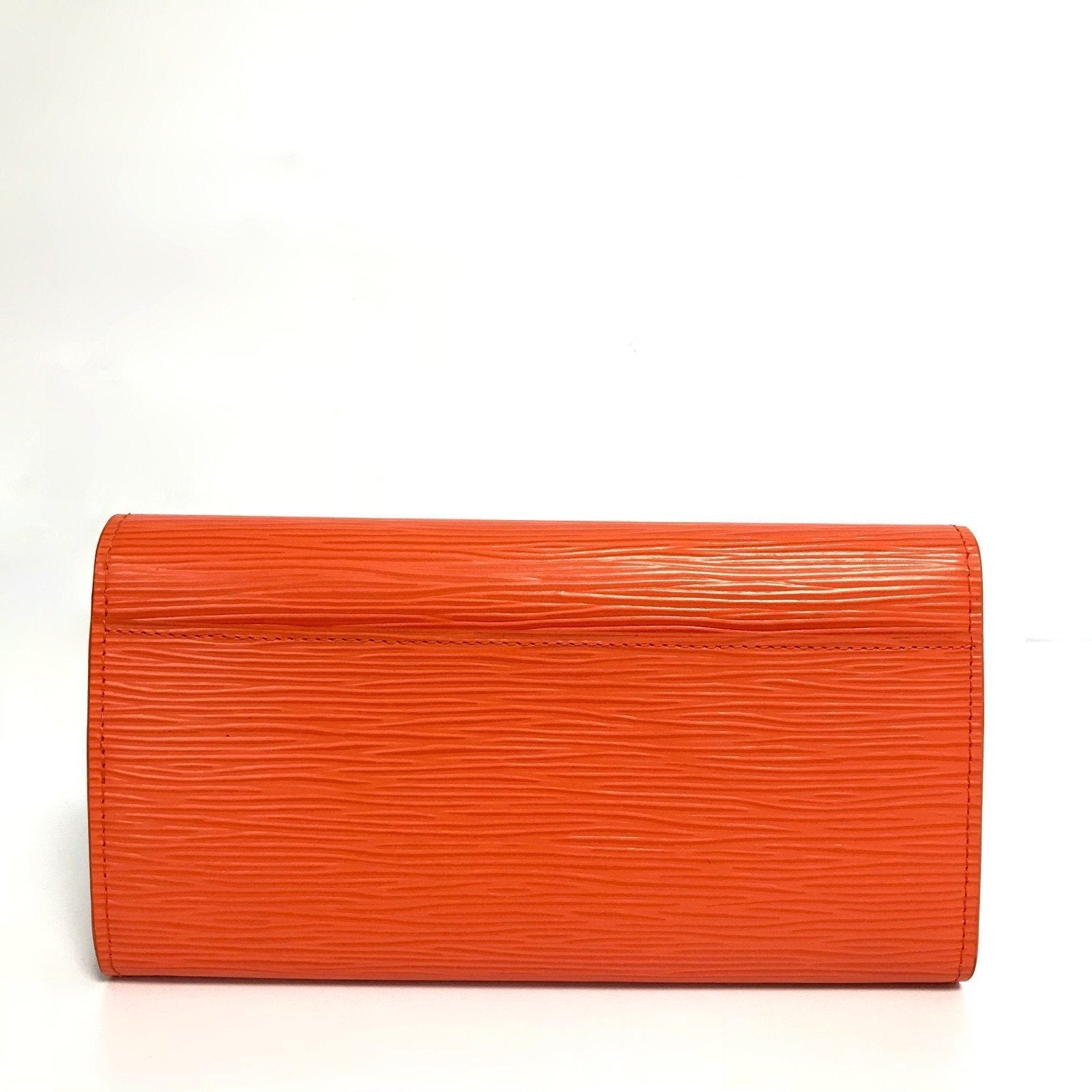 Louis Vuitton Orange Epi Leather Sarah Wallet