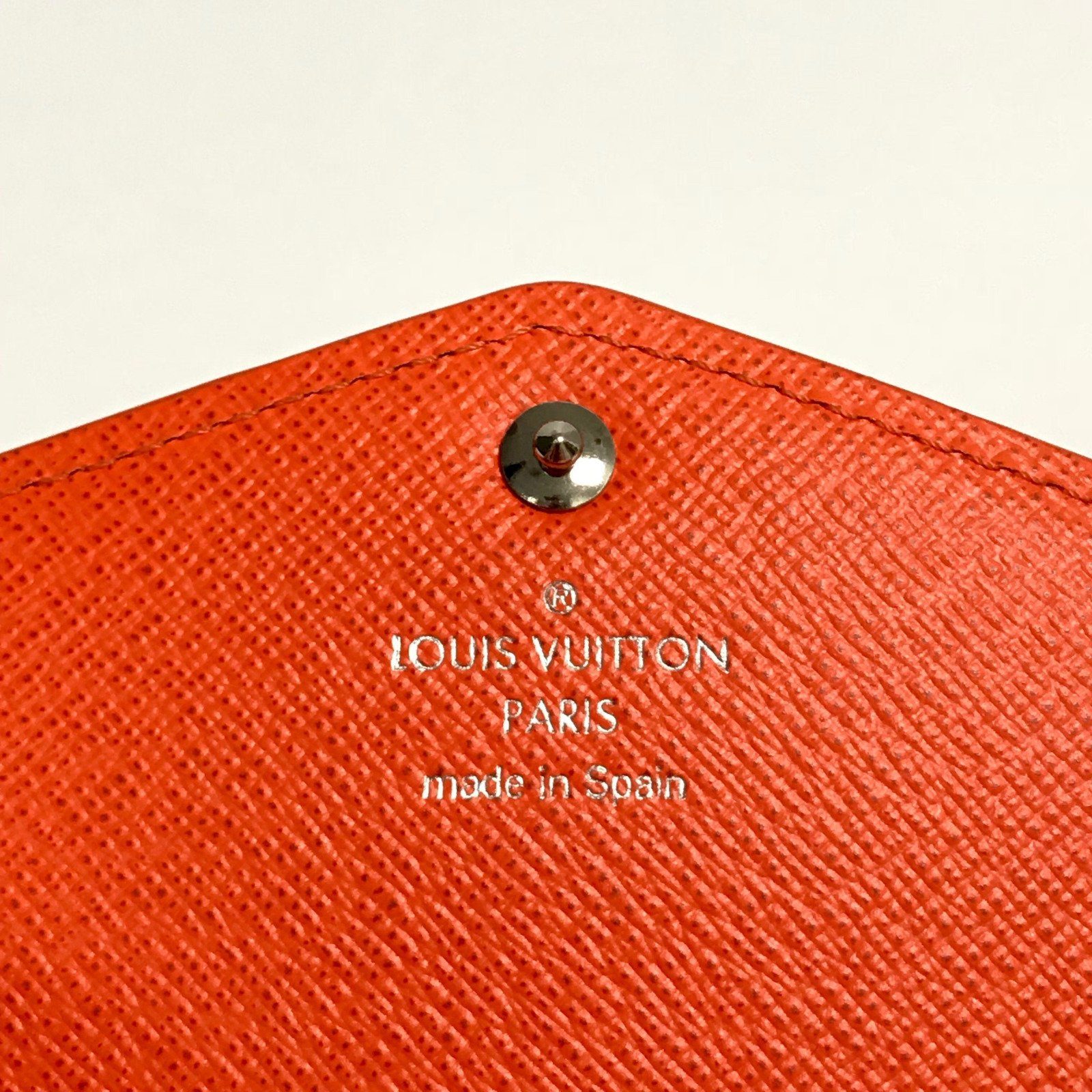 Louis Vuitton Orange Epi Leather Sarah Wallet