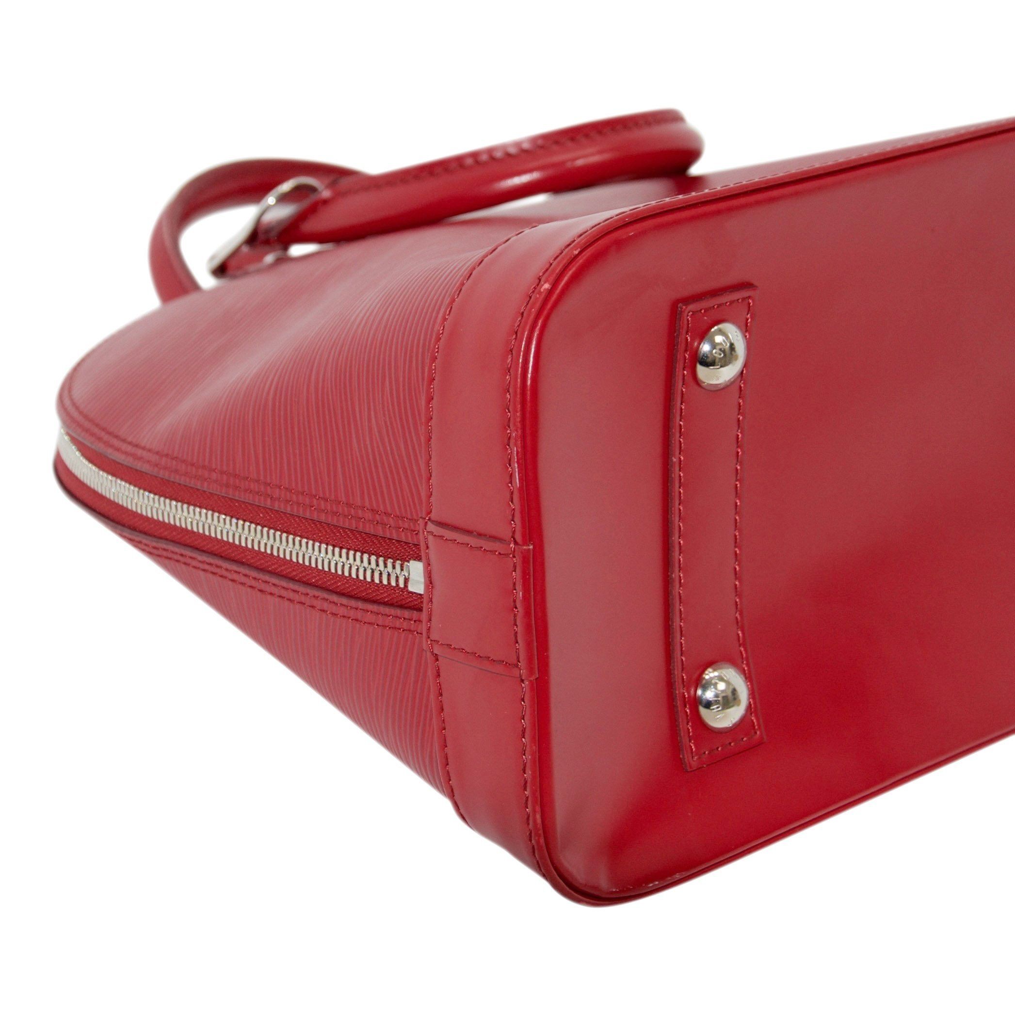 Louis Vuitton Pink Epi Leather Alma PM