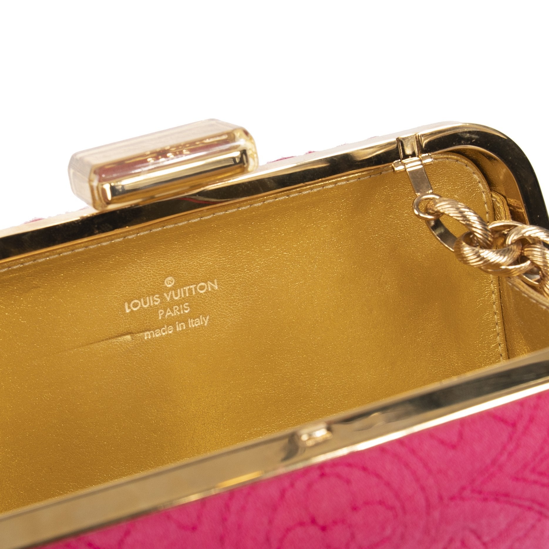 Louis Vuitton Pink Jersey Motard Minaudiere
