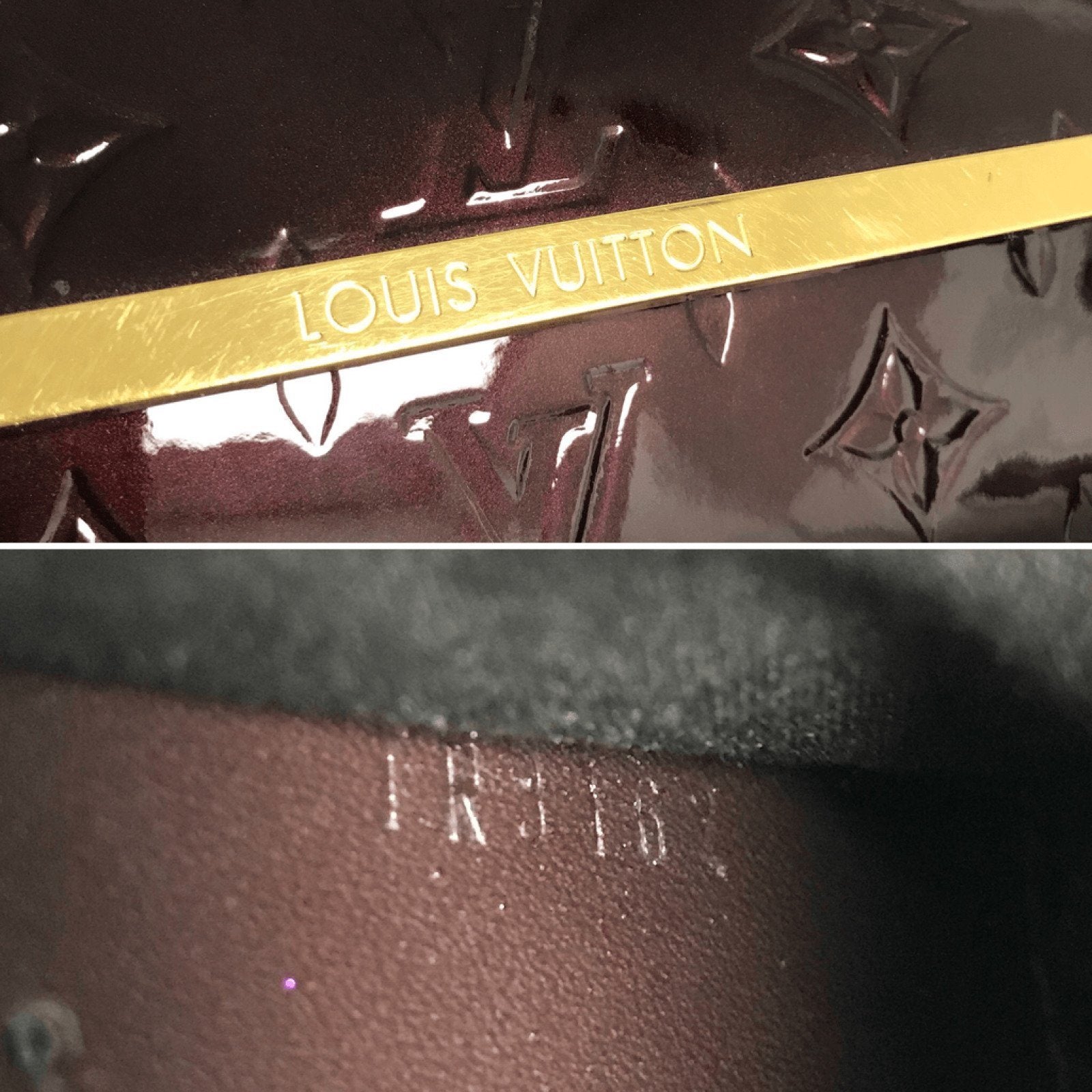 Louis Vuitton Pomme D'Amour Monogram Vermis Rossmore MM Clutch Bag