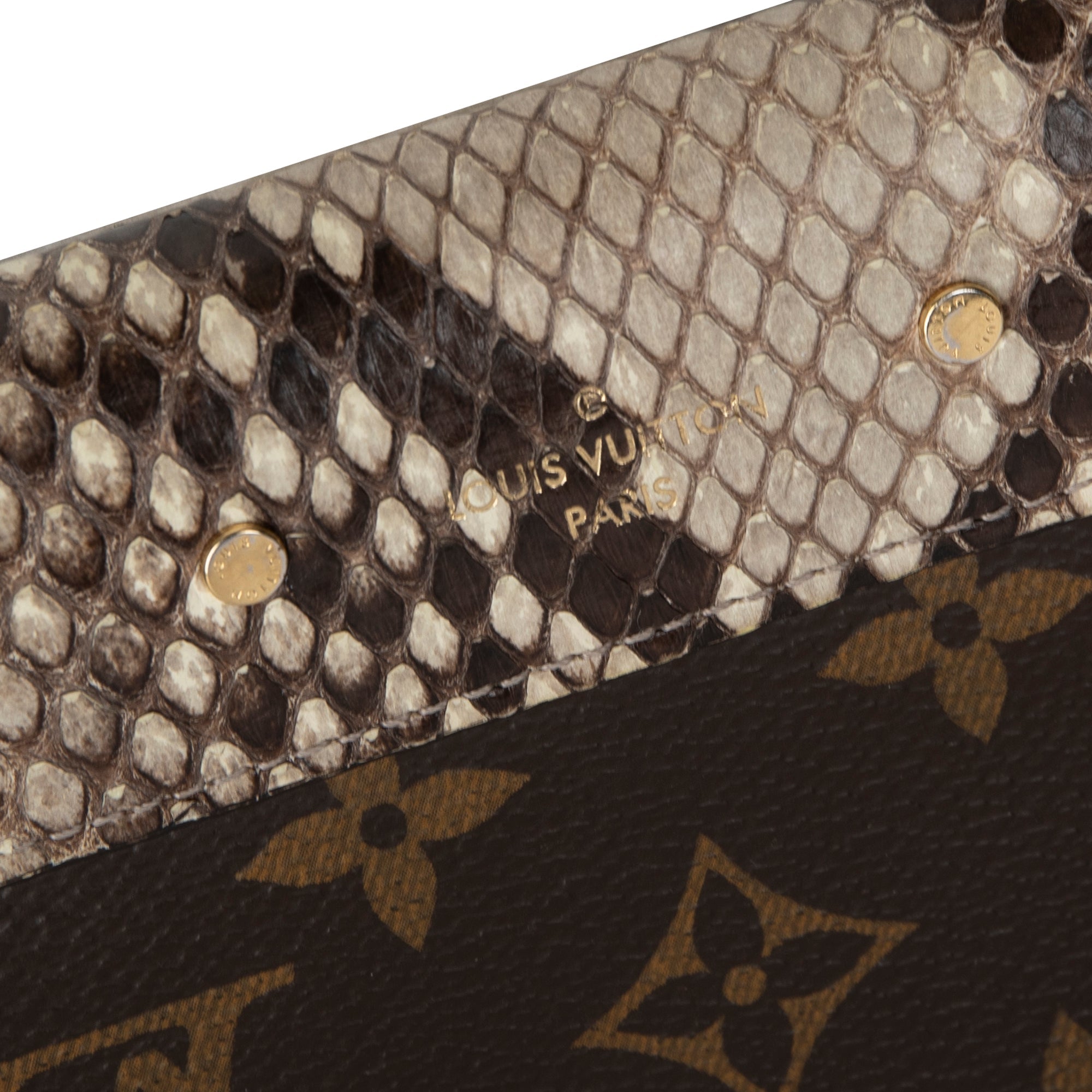 Louis Vuitton Python Monogram Pallas Wallet