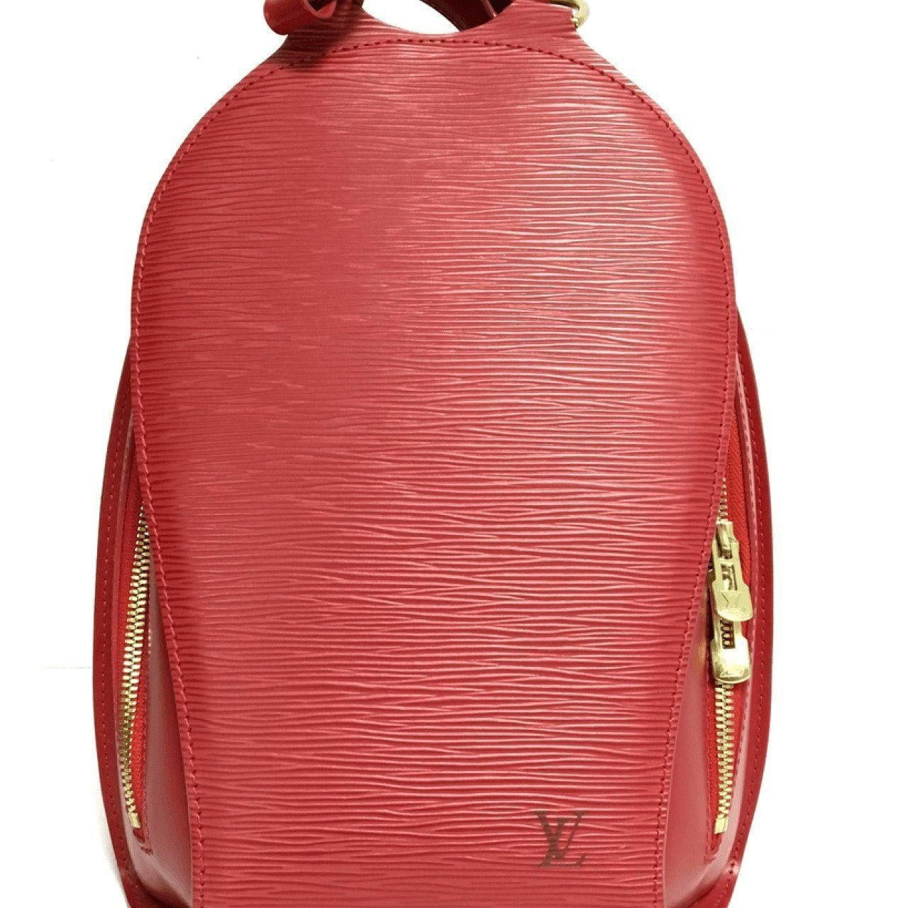 Louis Vuitton Red Epi Mabillon Backpack
