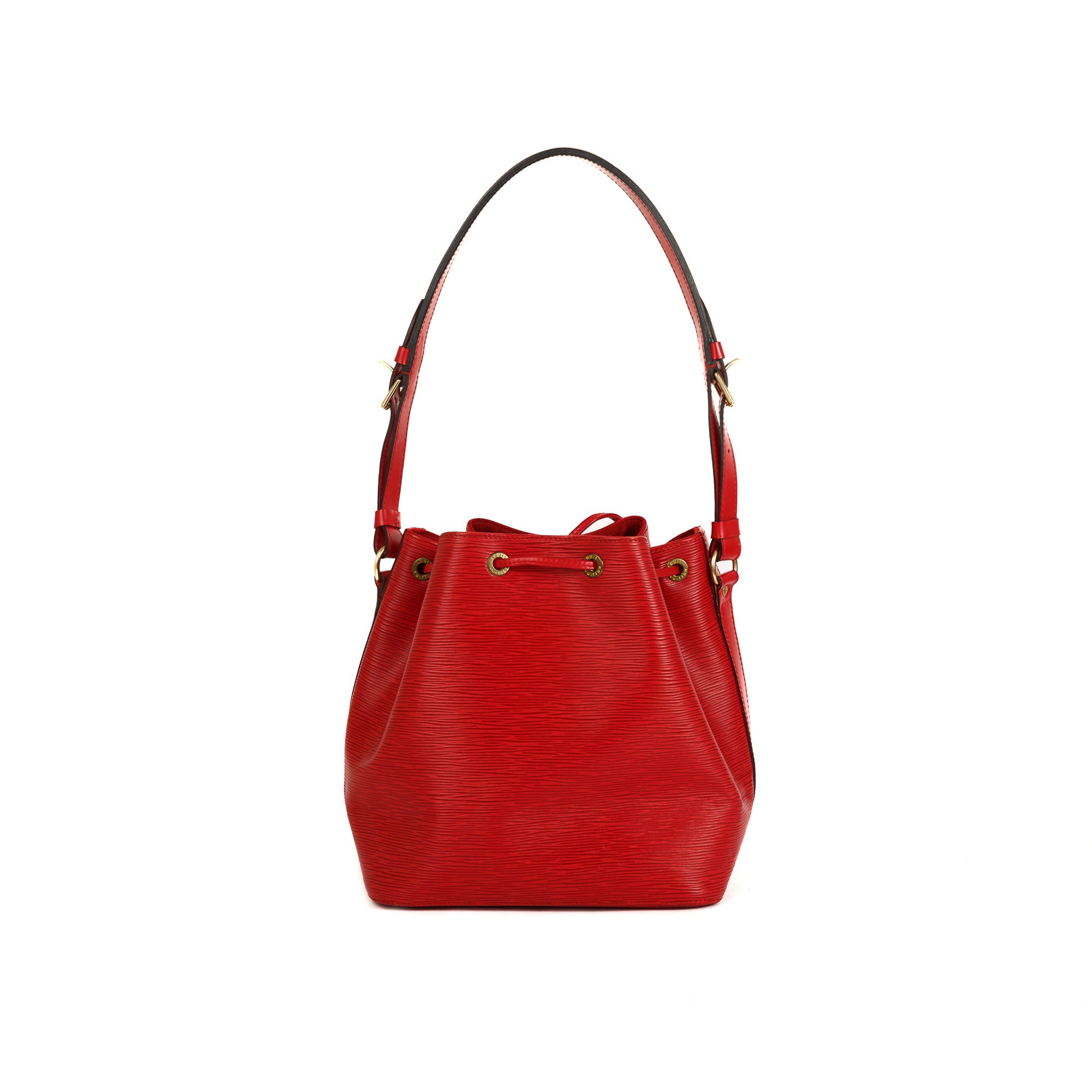 Louis Vuitton Red Epi Petit Noe Bag