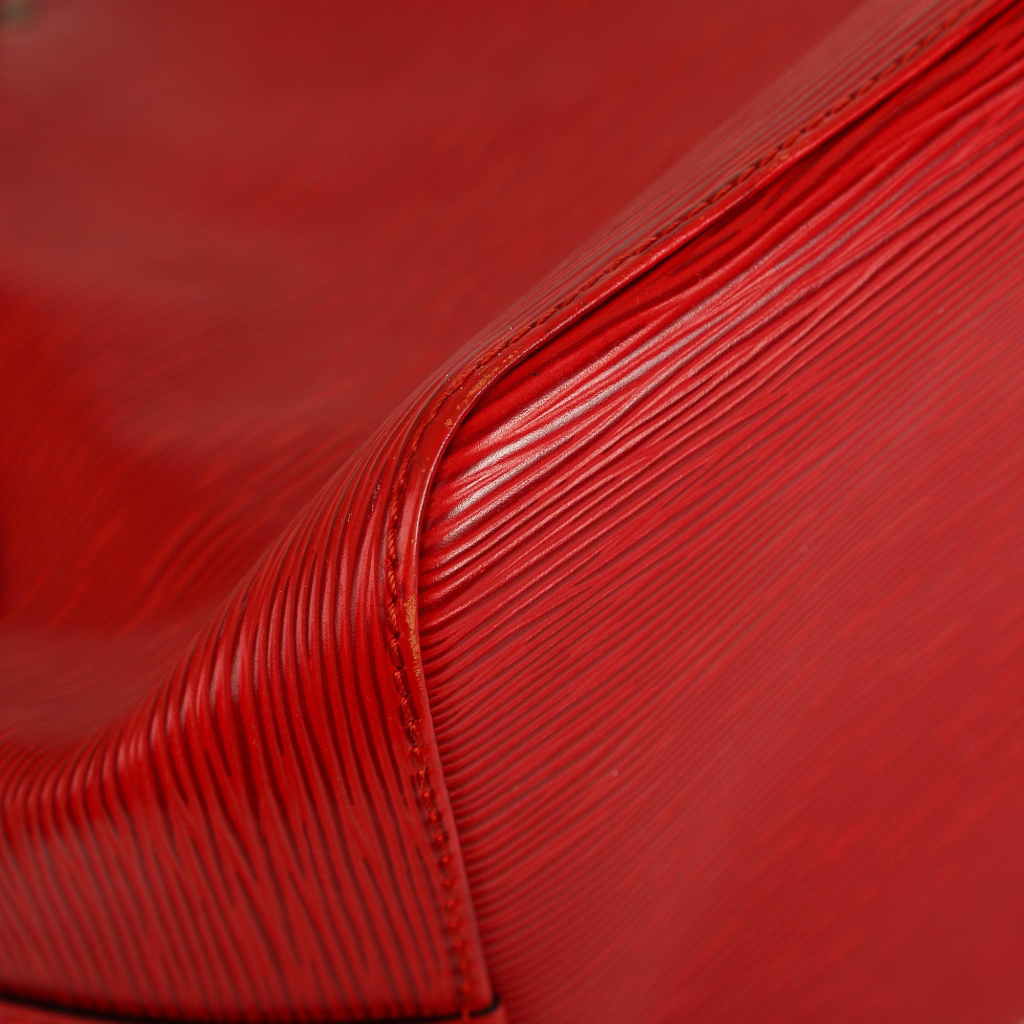 Louis Vuitton Red Epi Petit Noe Bag