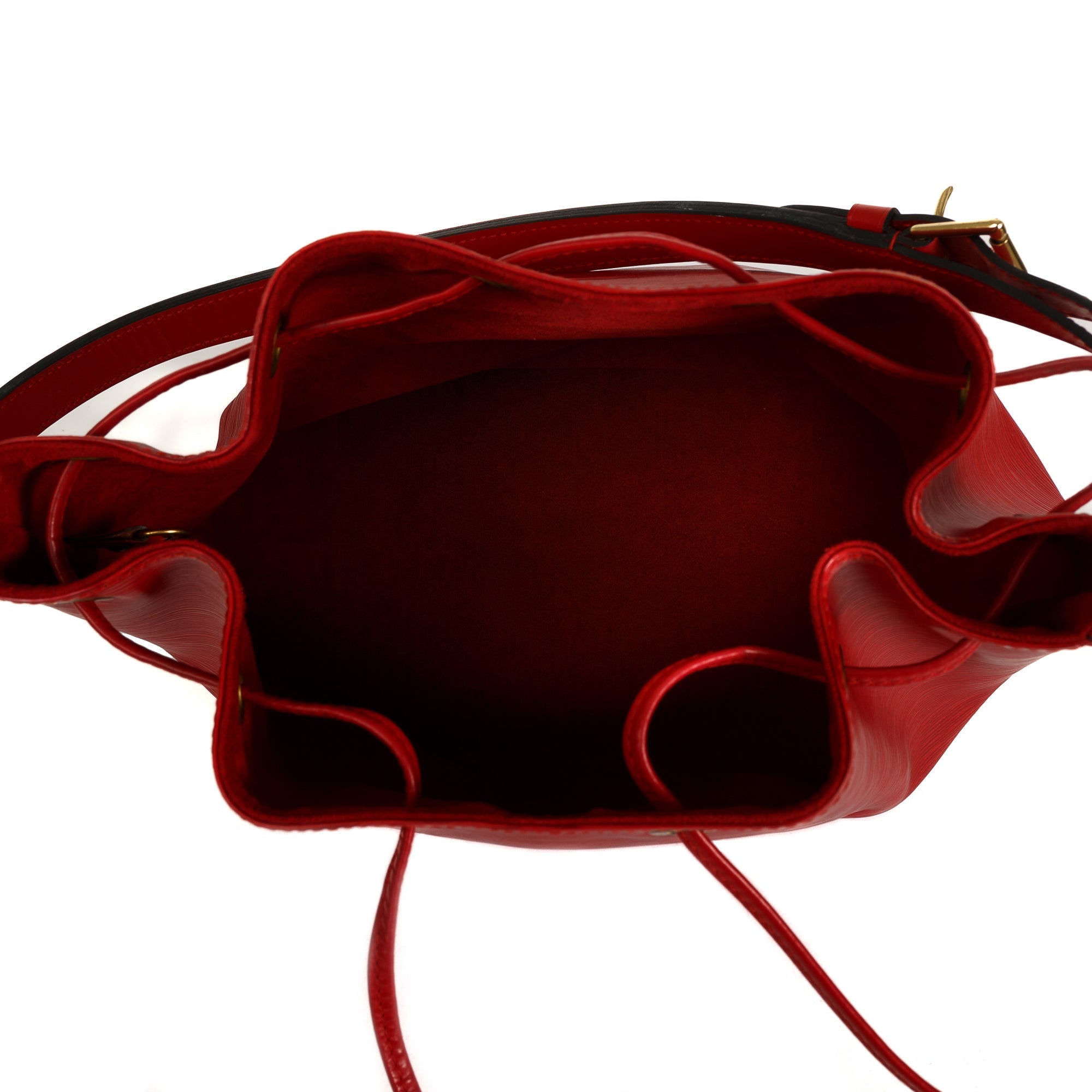 Louis Vuitton Red Epi Petit Noe Bag