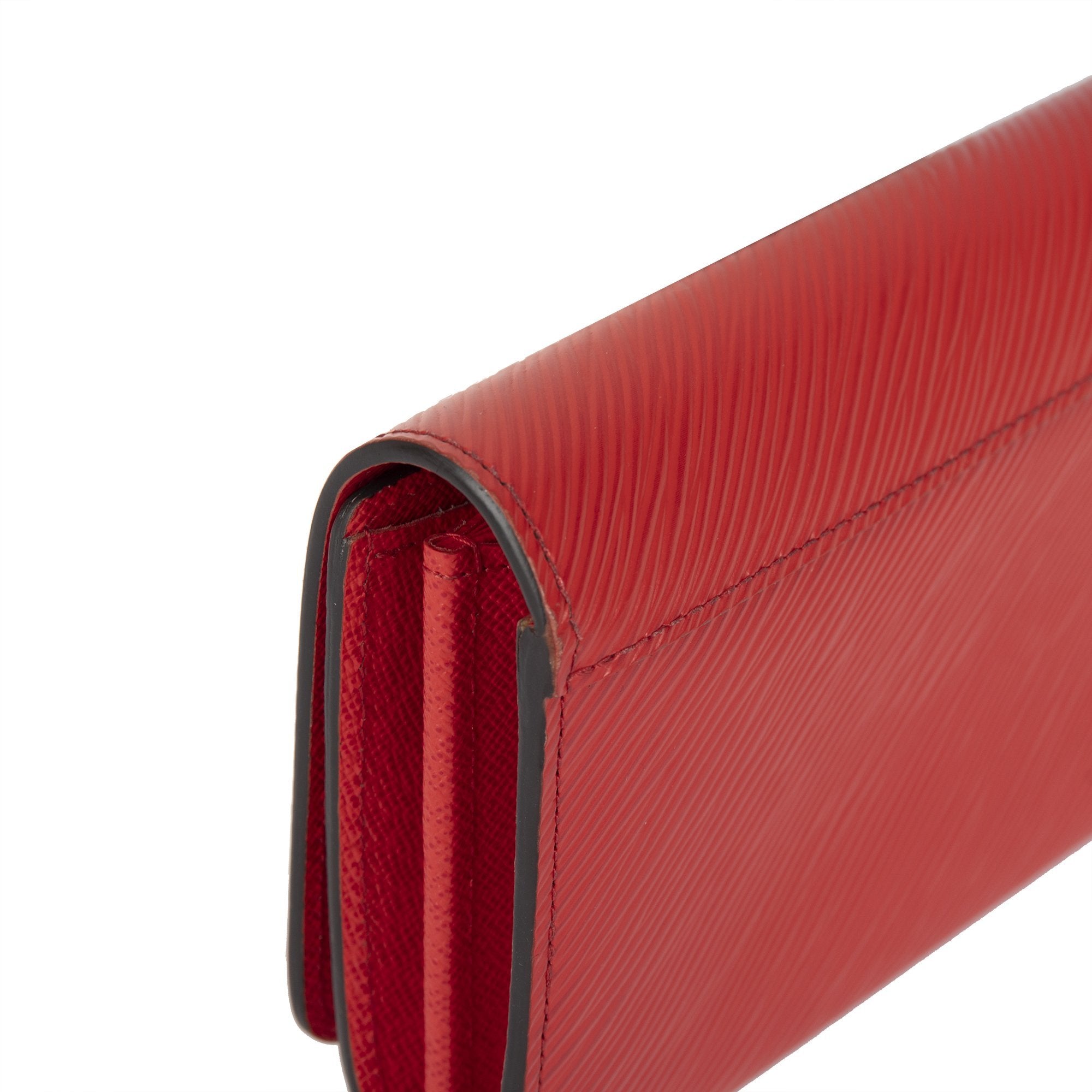 Louis Vuitton Red Epi Twist Wallet