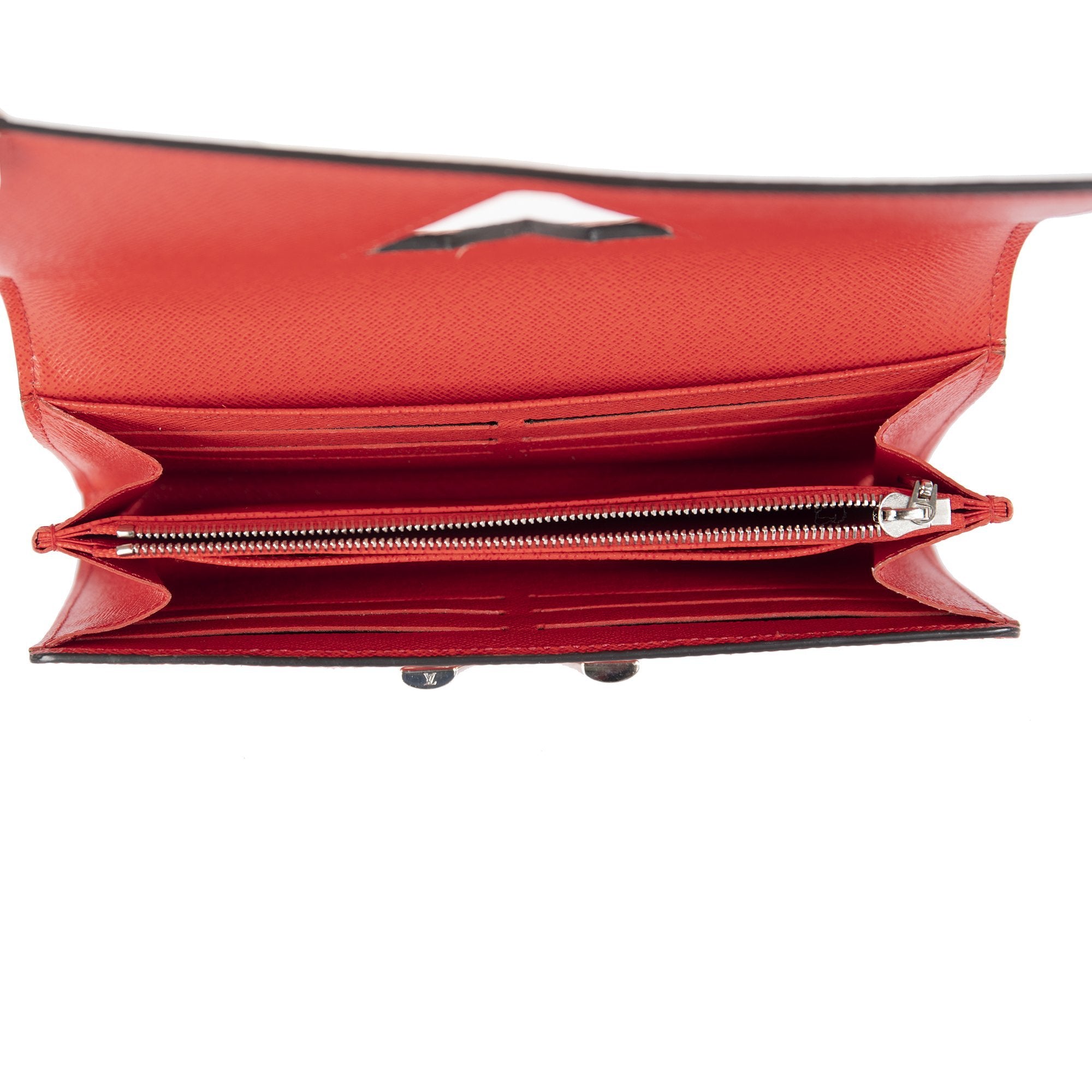 Louis Vuitton Red Epi Twist Wallet