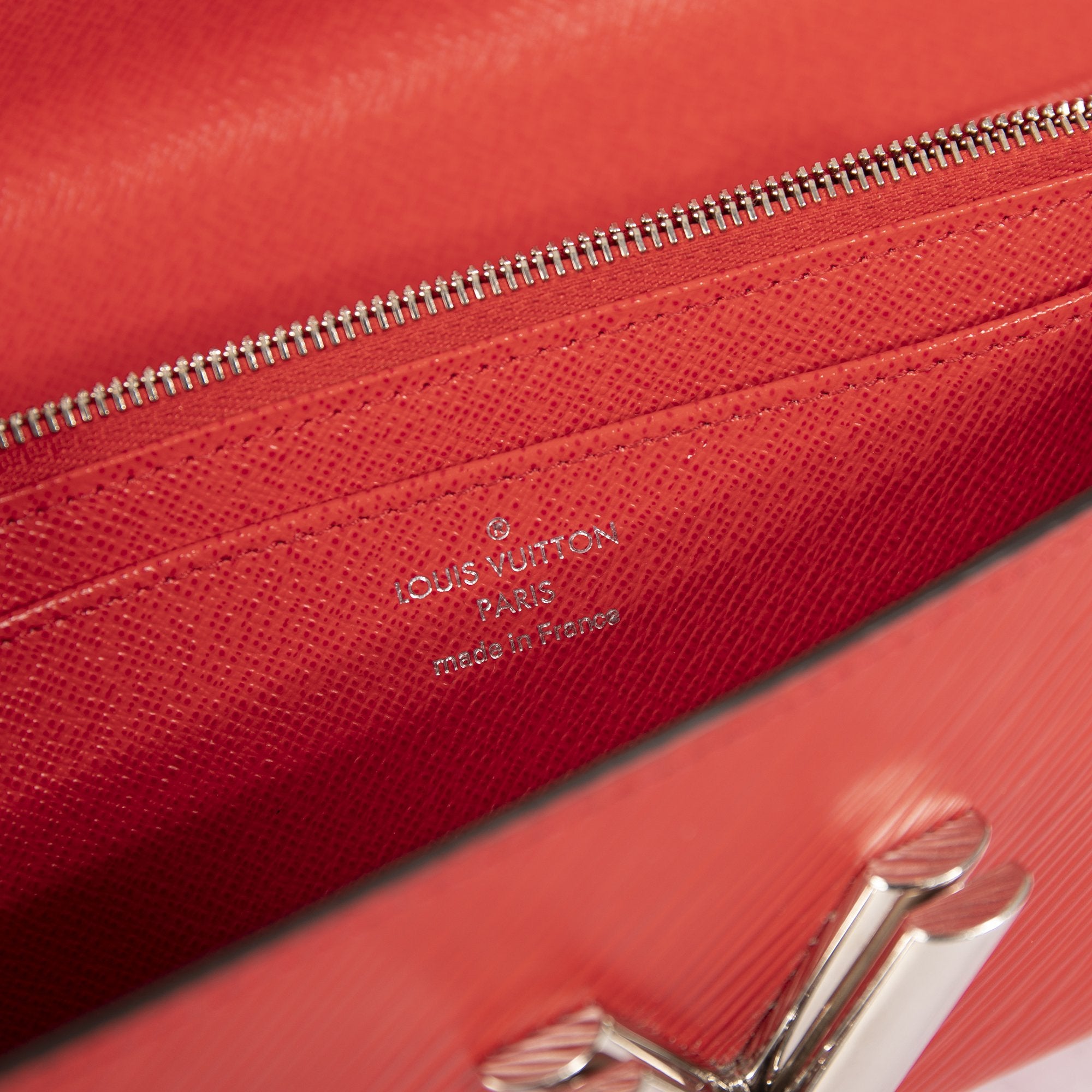Louis Vuitton Red Epi Twist Wallet