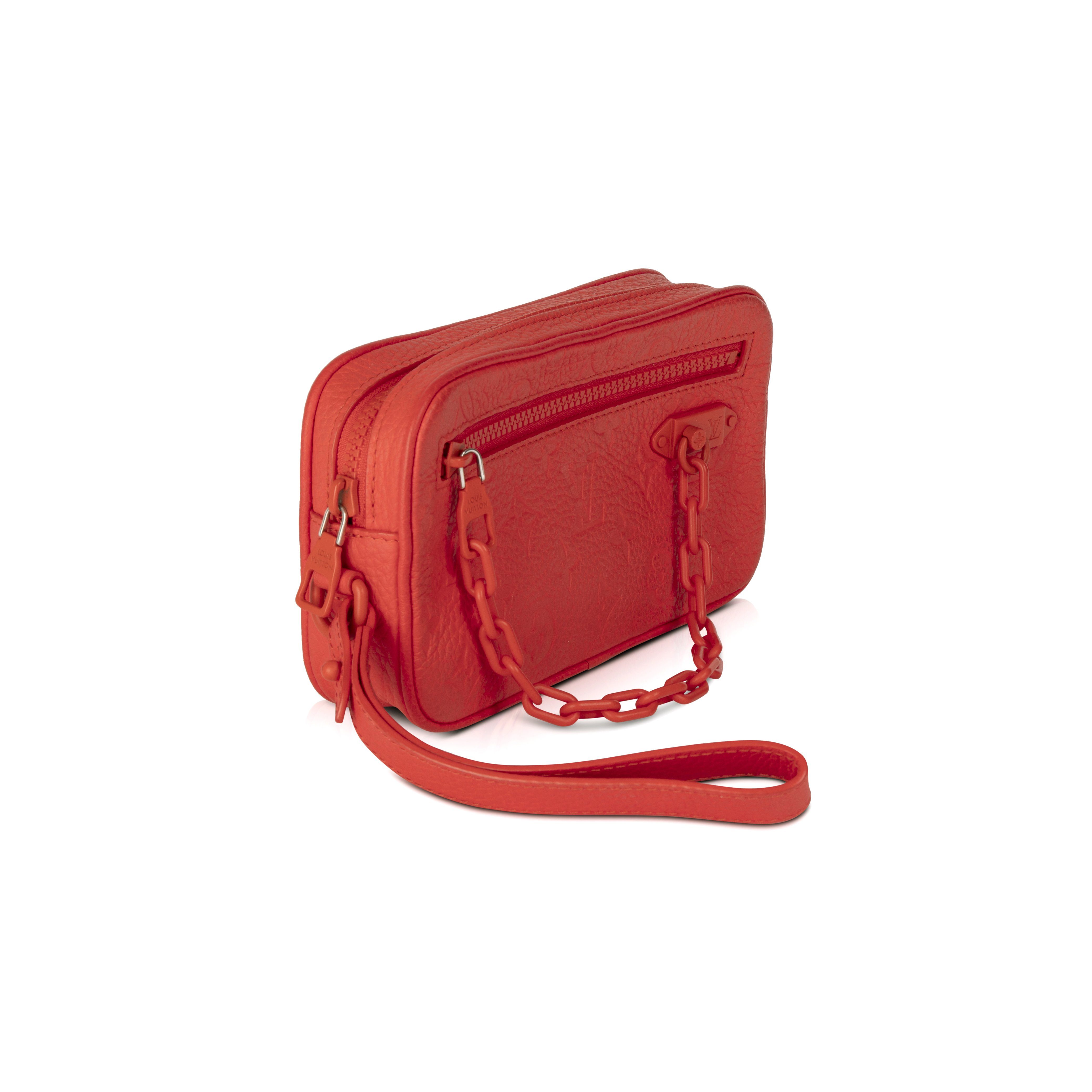 Louis Vuitton Solar Ray Taurillon Leather Pochette Volga