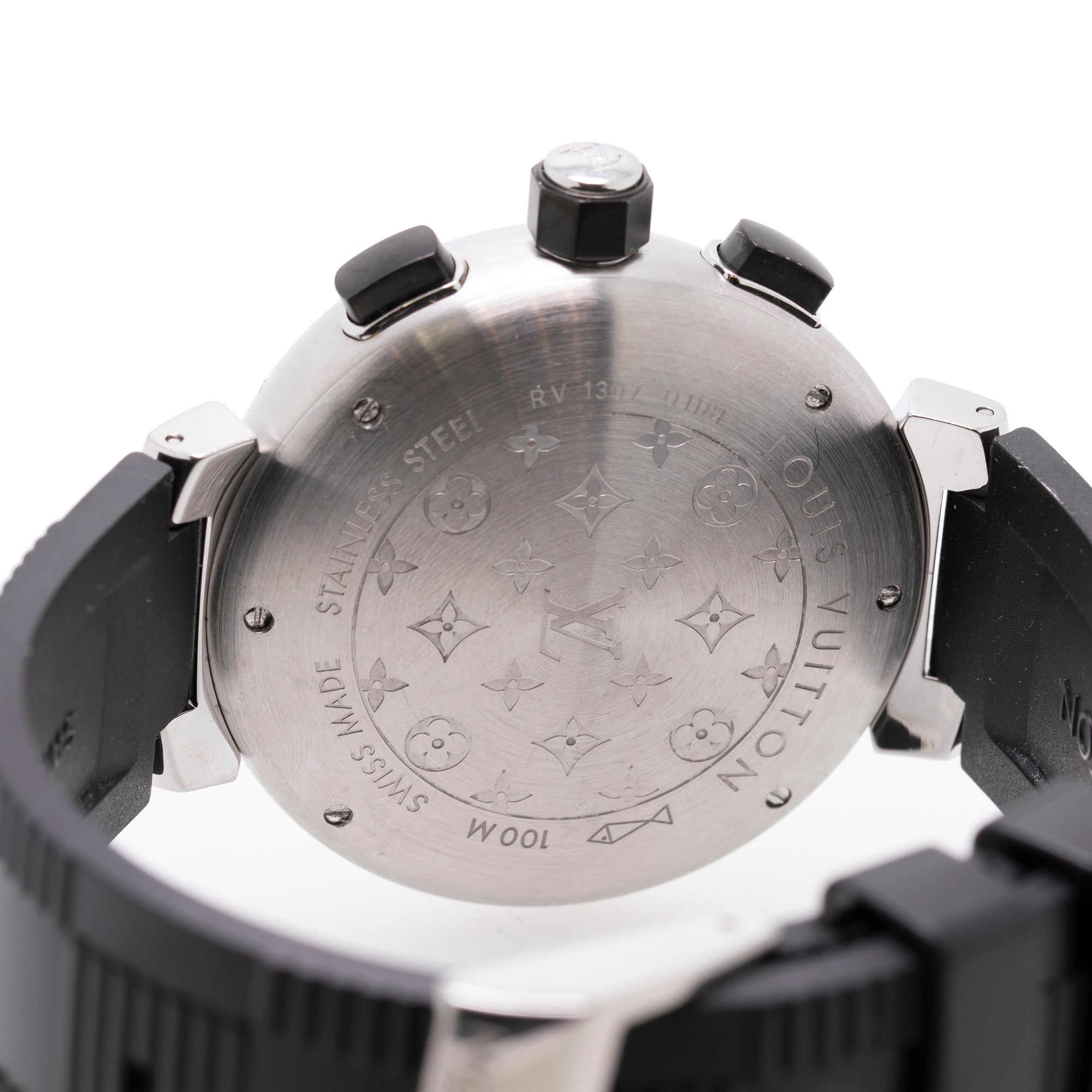 Louis Vuitton Tambour Digital Analog Watch w/ Box