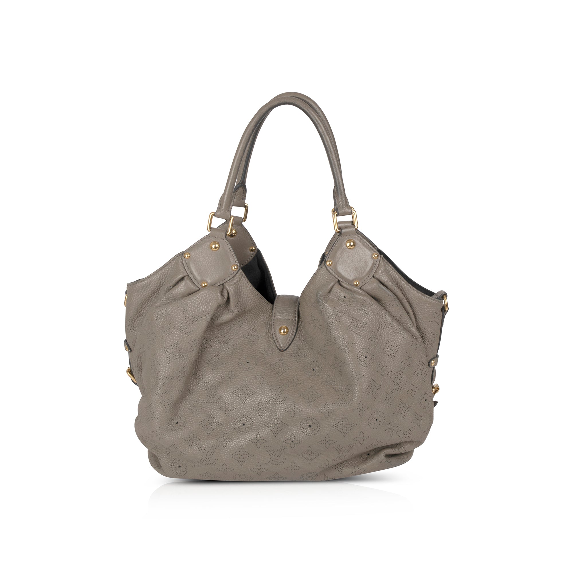 Louis Vuitton Taupe Mahina L Hobo