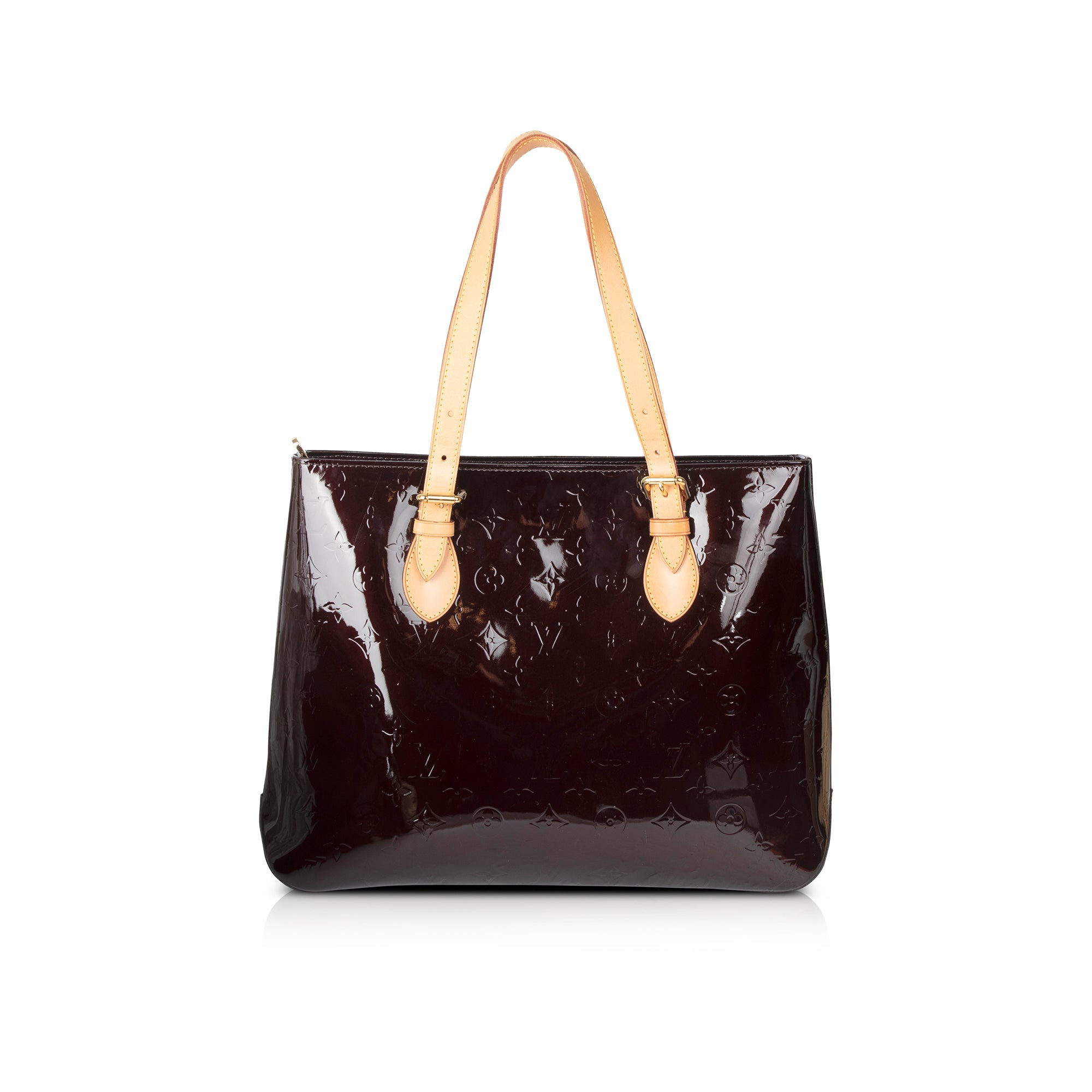 Louis Vuitton Amarante Monogram Vernis Brentwood Tote Bag