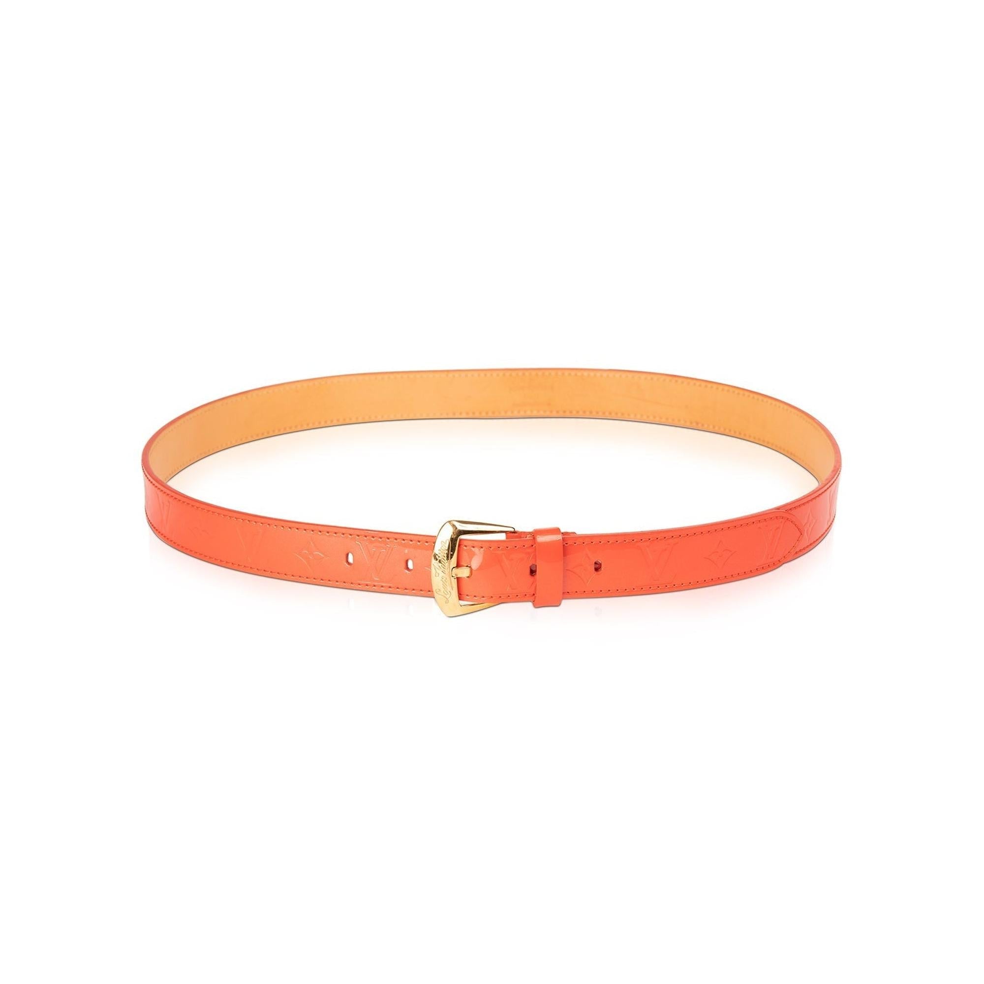 Louis Vuitton Vernis Leather Belt