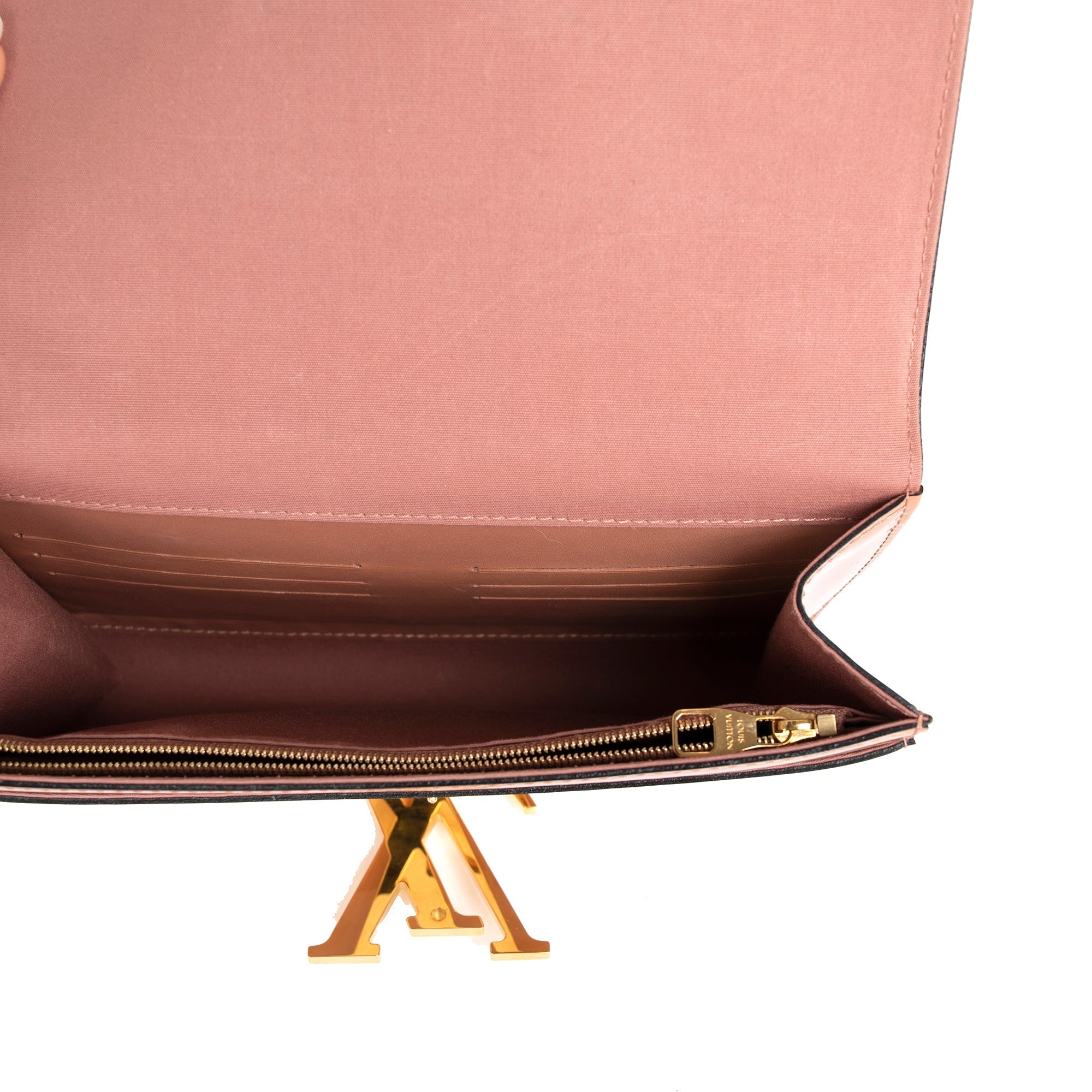 Louis Vuitton Vernis Leather Large Louise Clutch