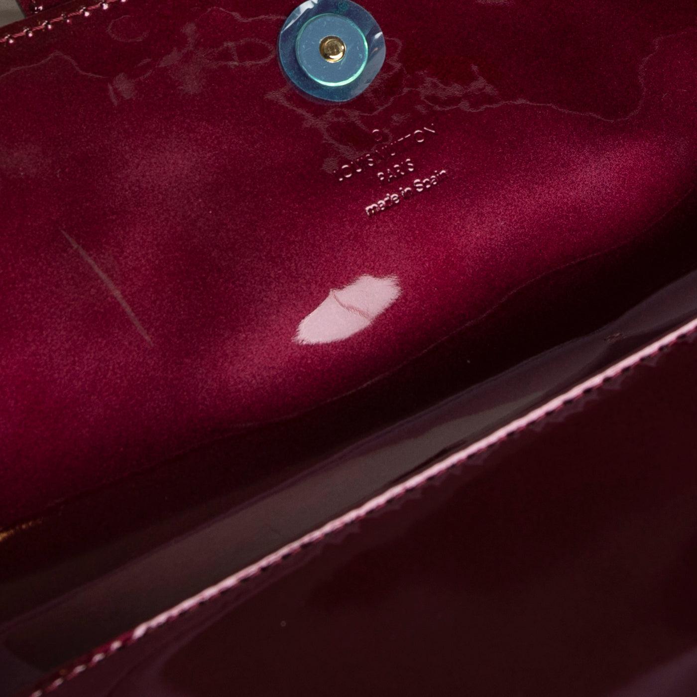 Louis Vuitton Vernis Leather Sobe Clutch