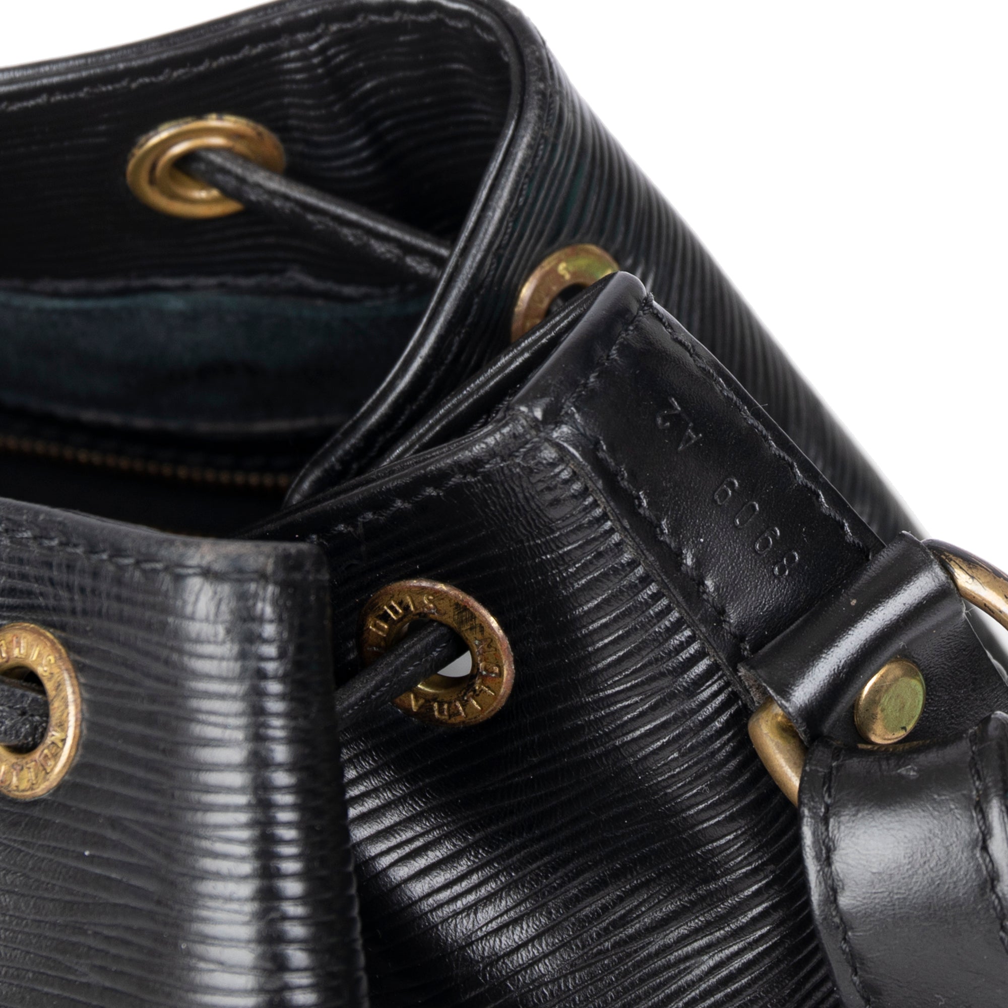 Louis Vuitton Vintage Black Epi Petit Noe Bag