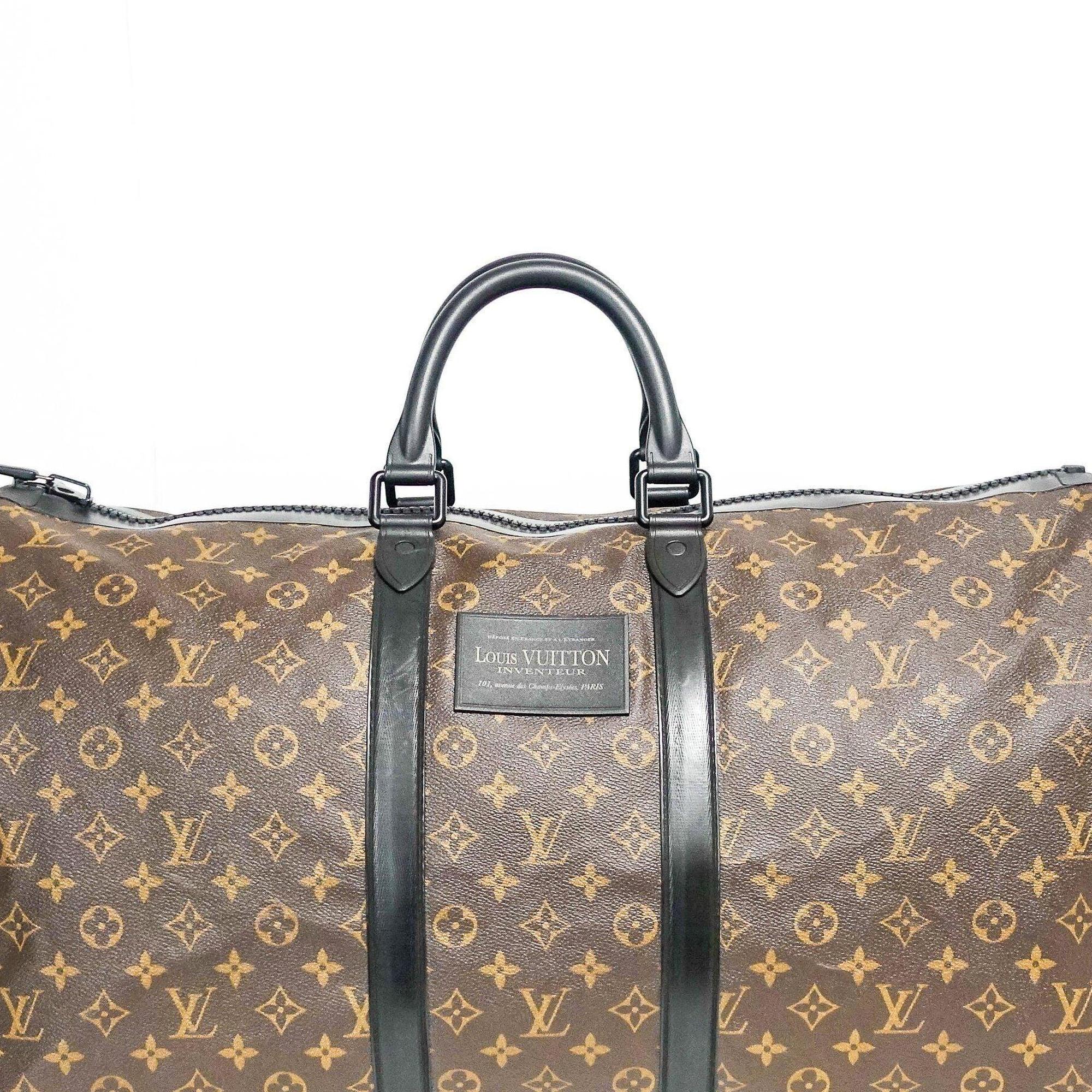 Louis Vuitton Waterproof Monogram Keepall Bandouliere 55 – OLIVER'S