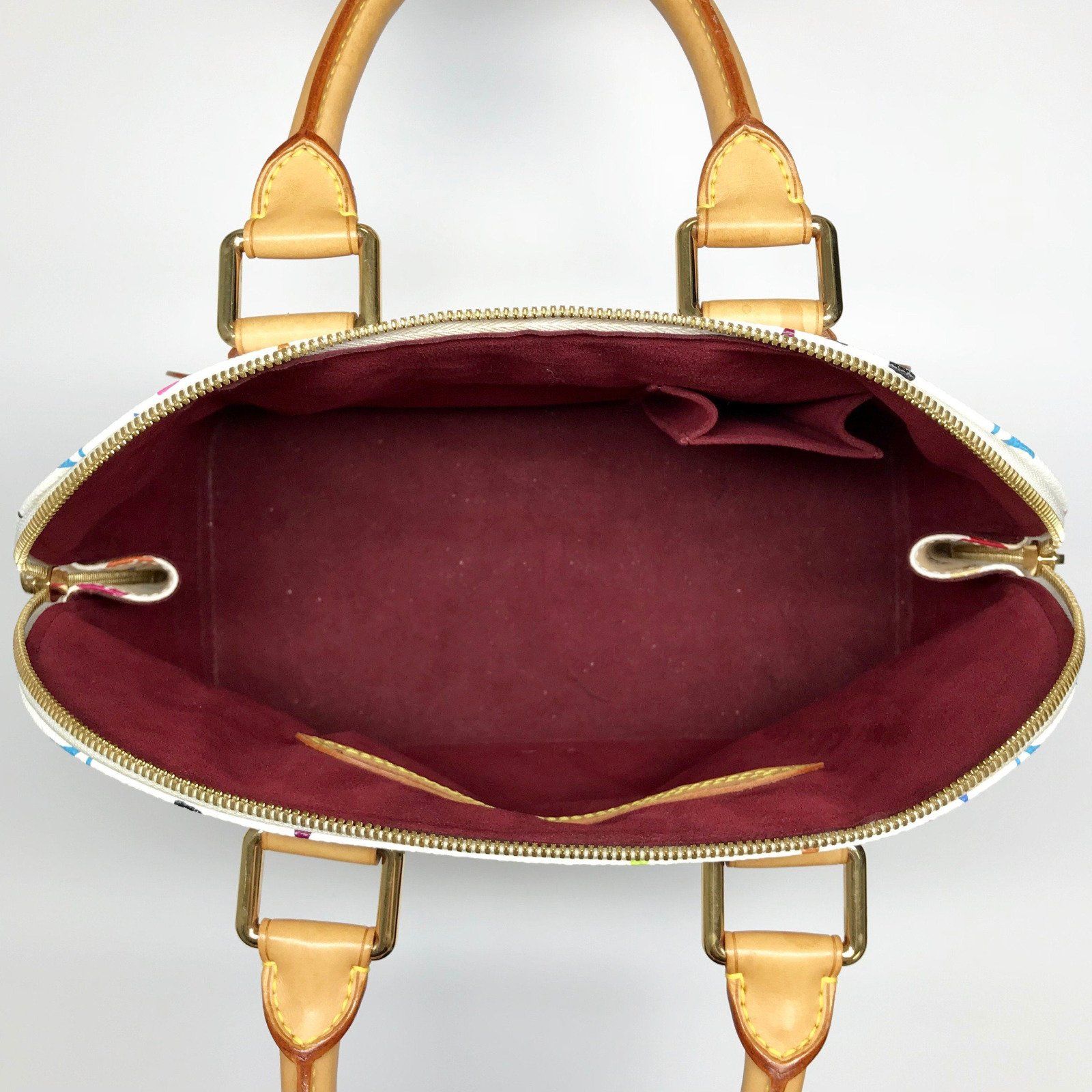 Louis Vuitton White Monogram Multicolour Alma PM