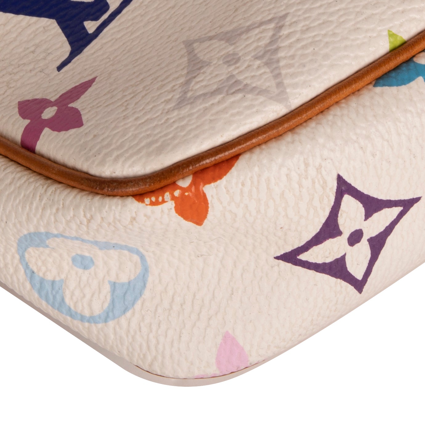 Louis Vuitton White Multicolore Pochette Accessories