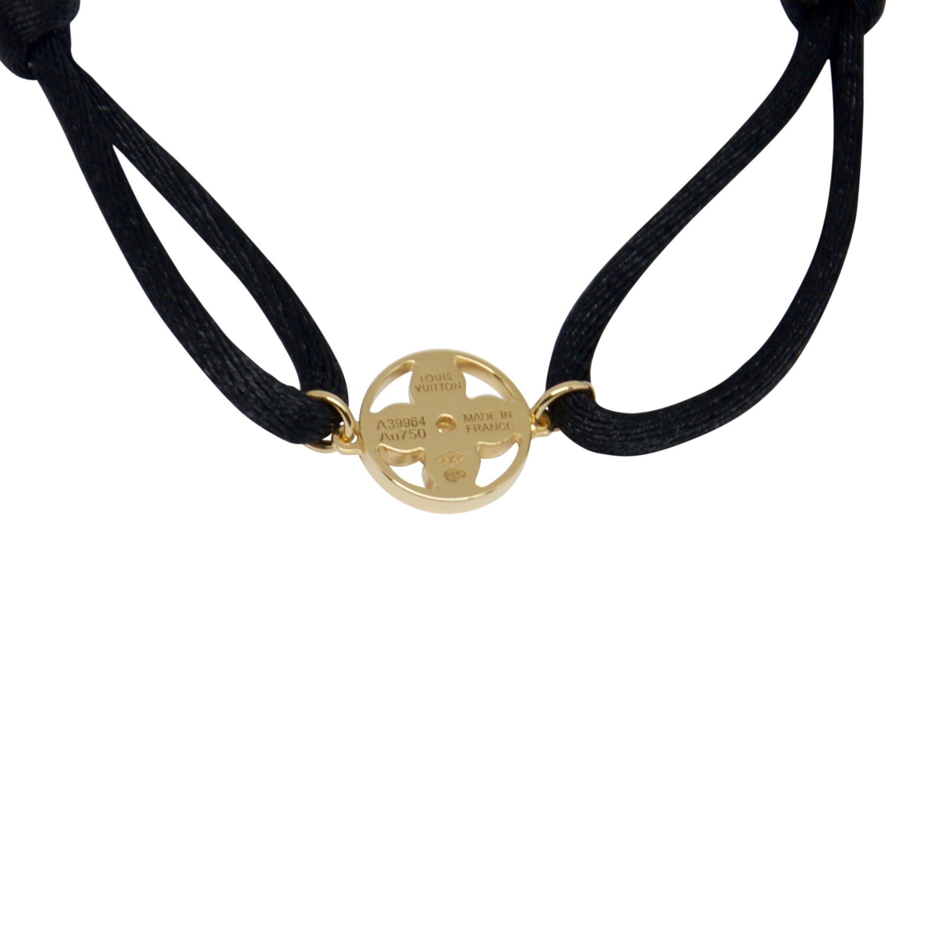 Louis Vuitton Yellow Gold & Diamond Idylle Blossom Sun Cord Bracelet