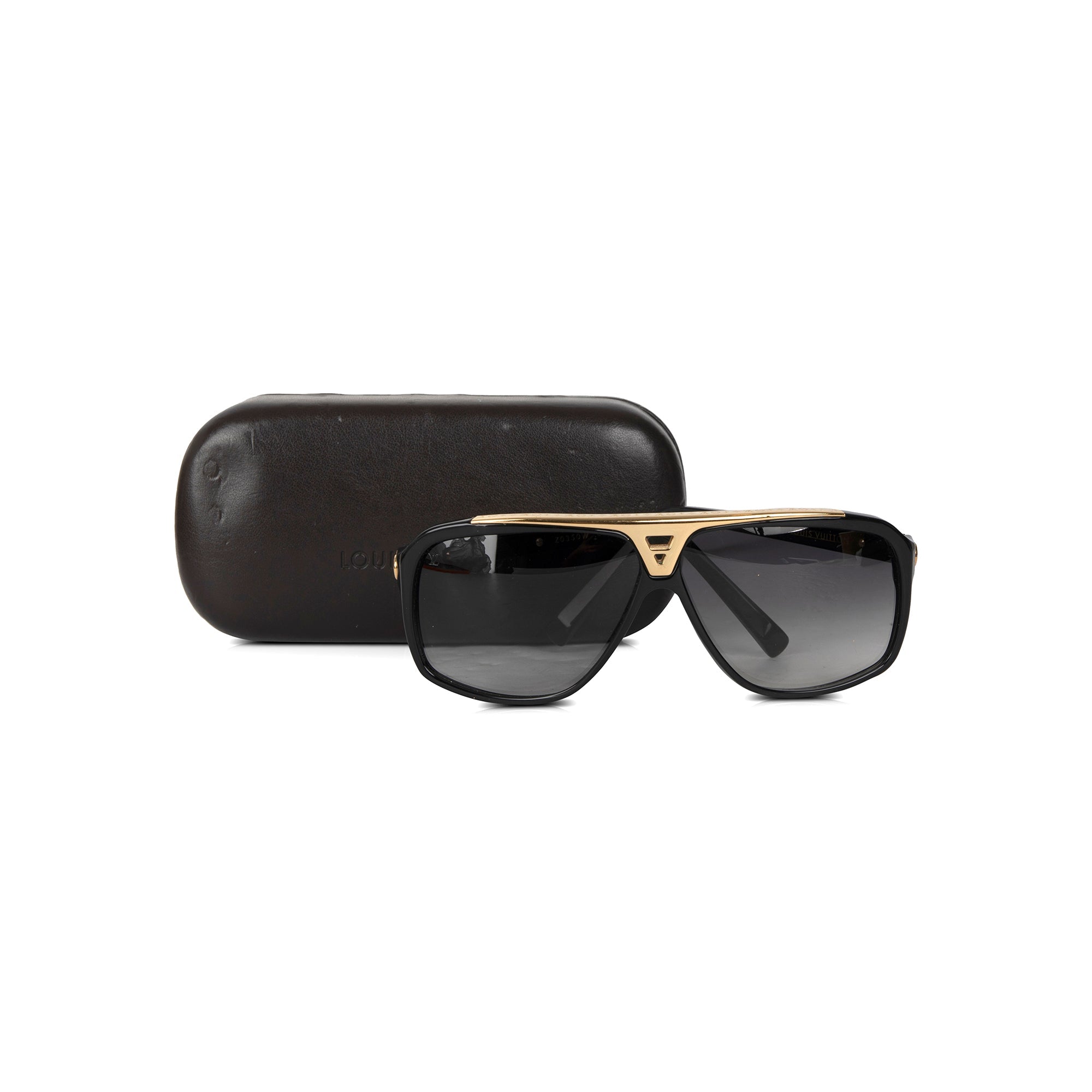 Louis Vuitton Black Z0350W Evidence Square Sunglasses Louis Vuitton