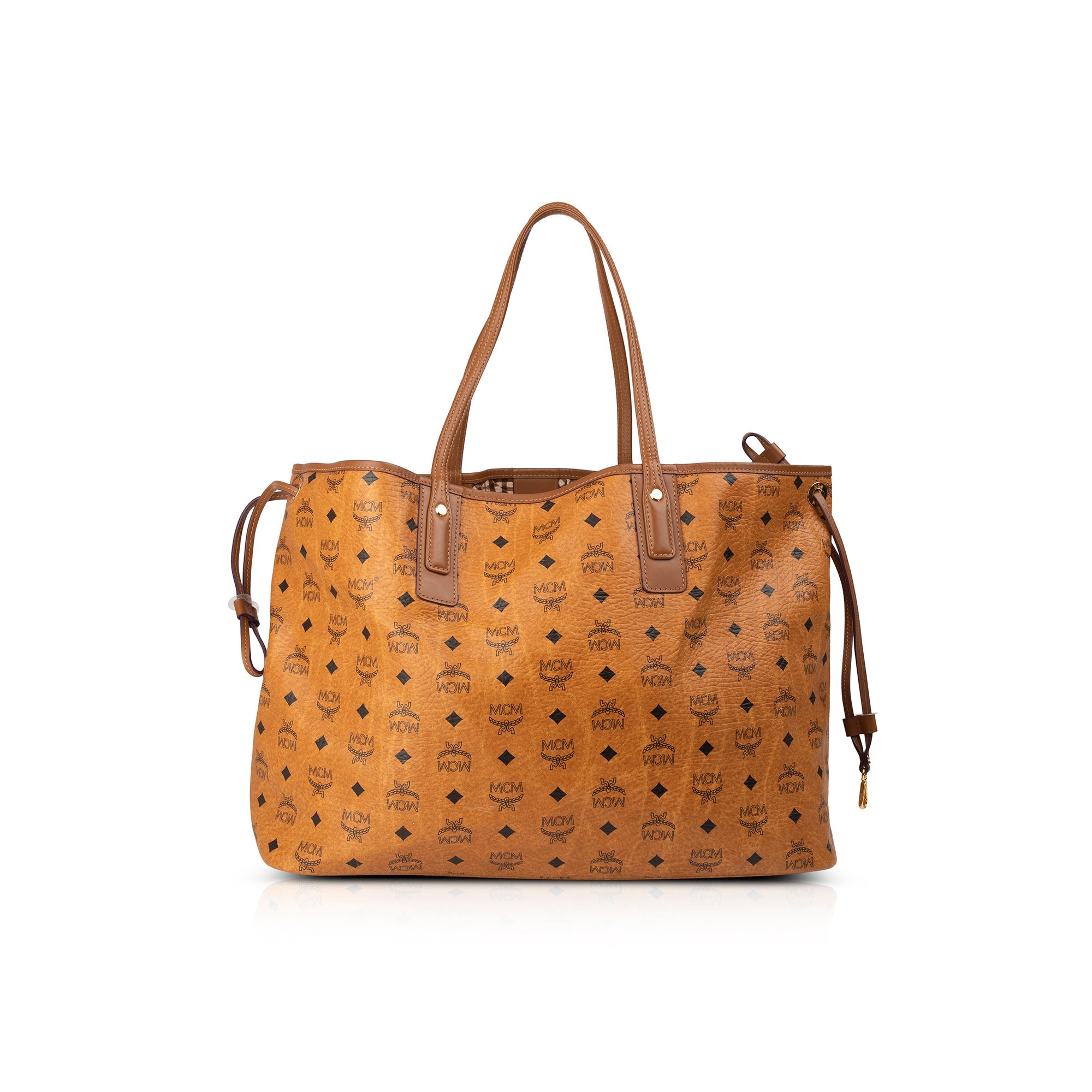 MCM Large Reversible Liz Shopper Tote w/ Pouch