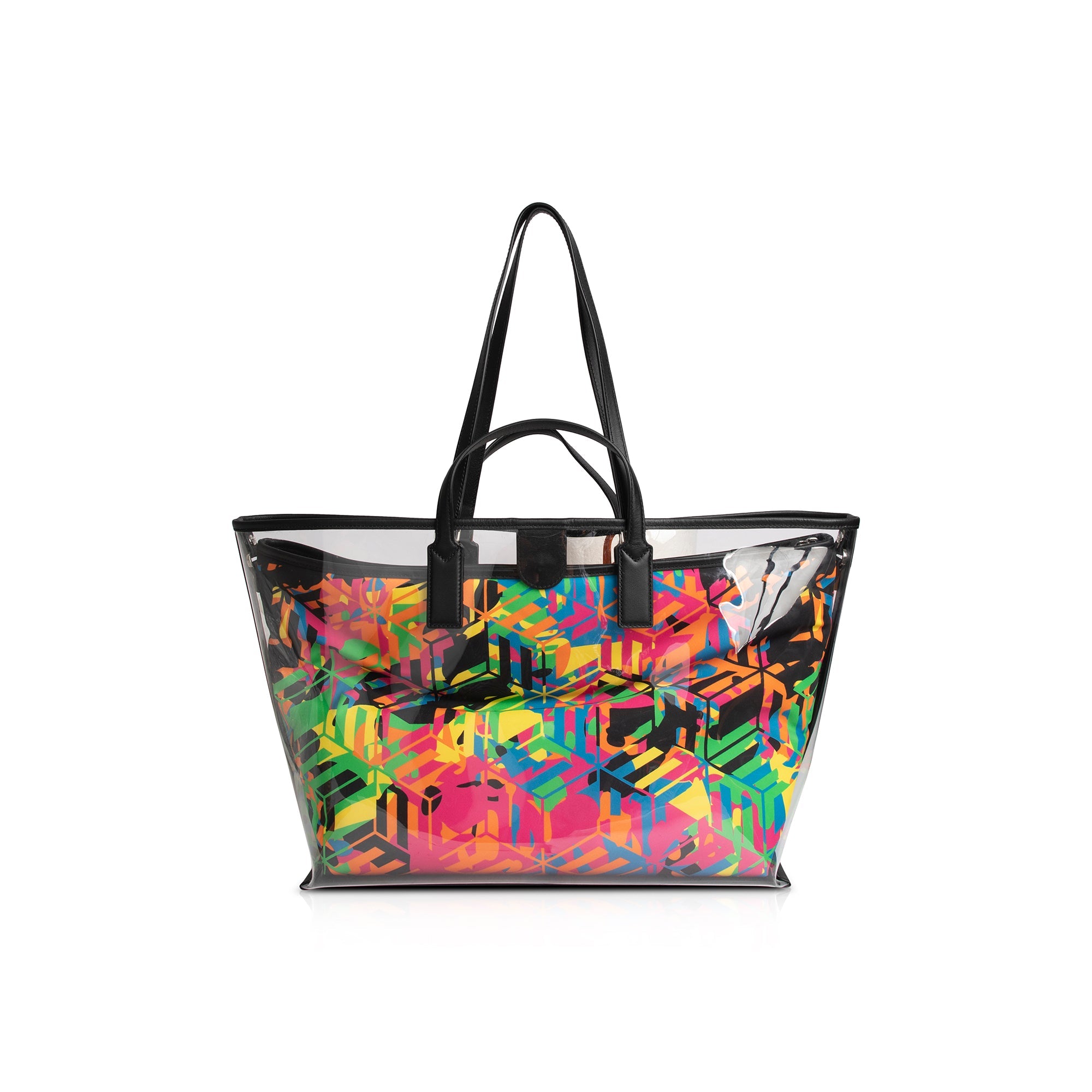 MCM Medium Multicolor Camouflage Aren Shopper Tote