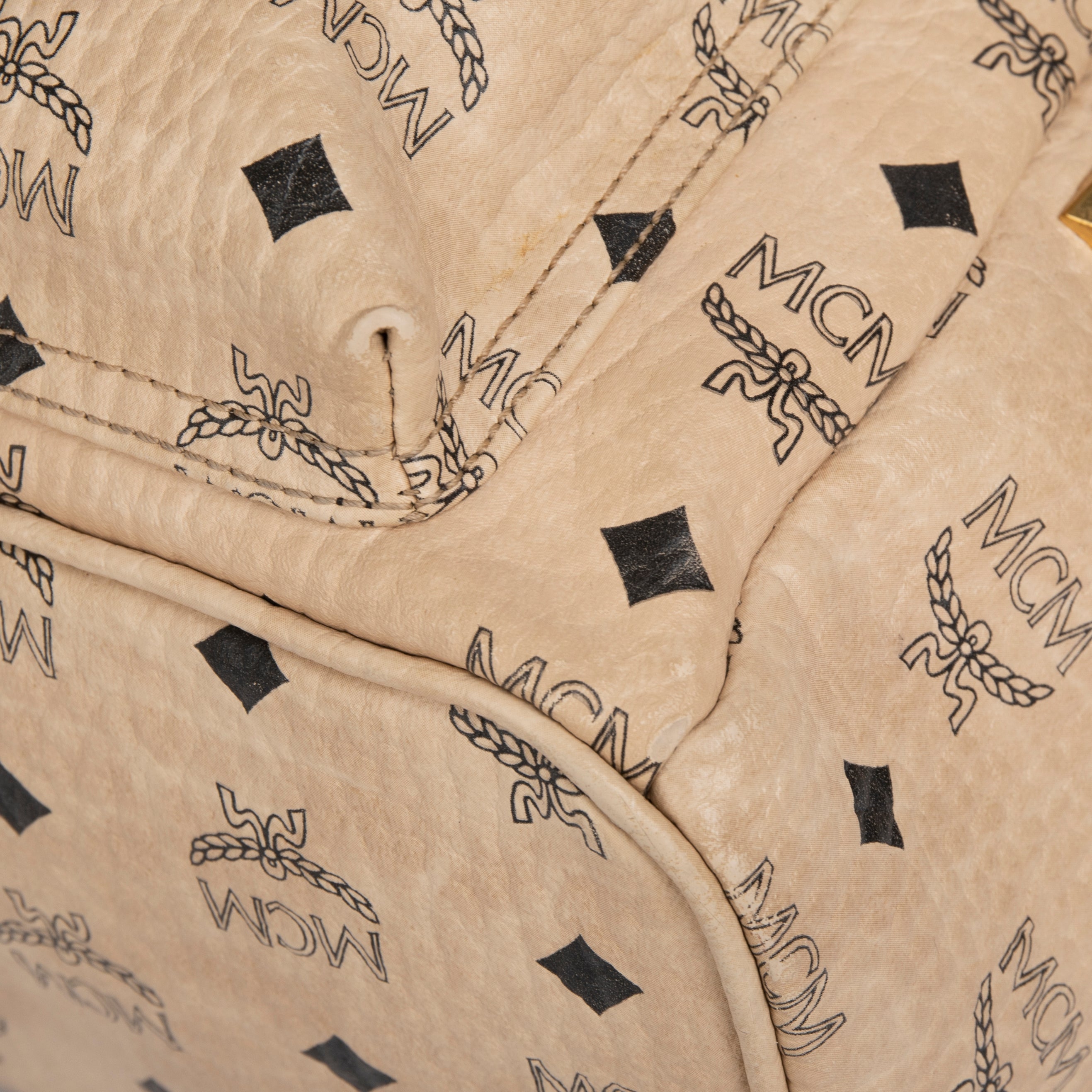 MCM Small Visetos Studded Stark Backpack