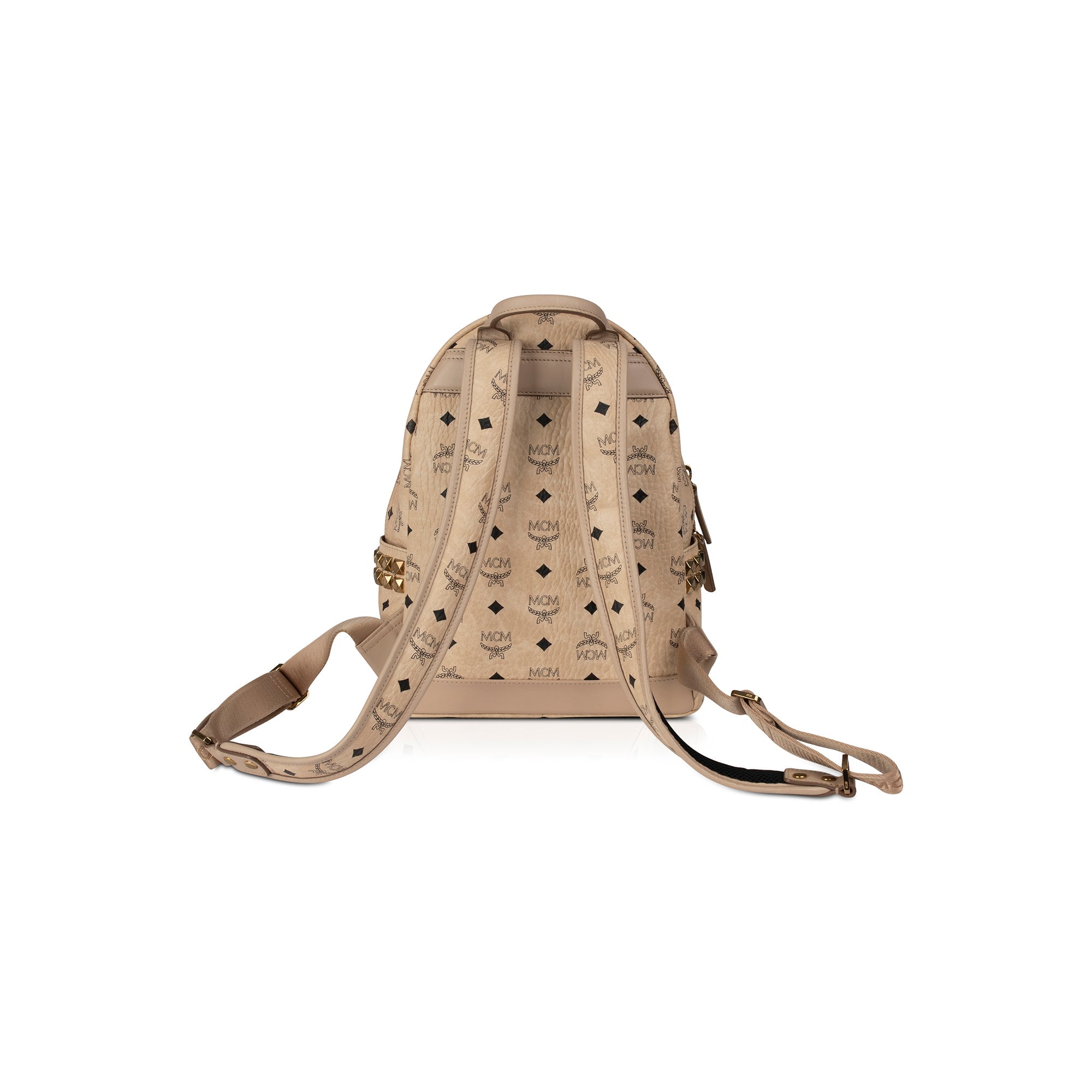 MCM Visetos Studded Stark Backpack
