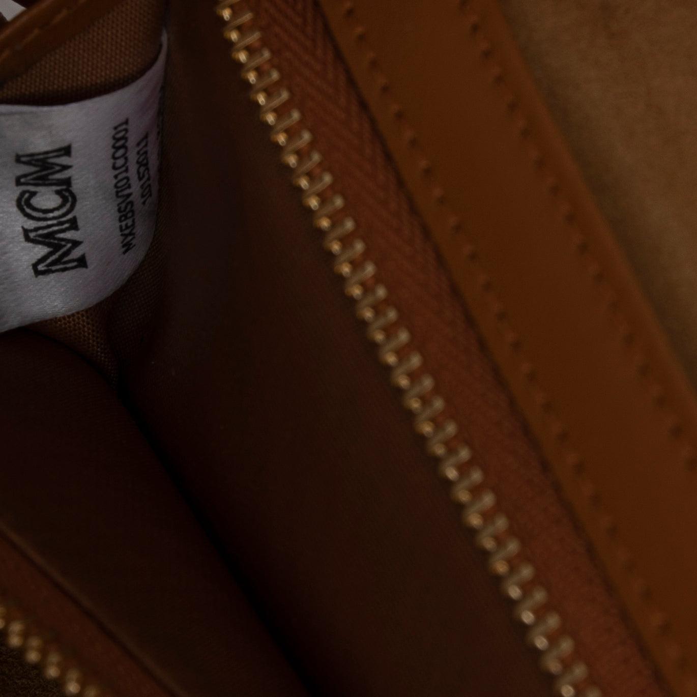 MCM Visetos Wallet Crossbody Bag