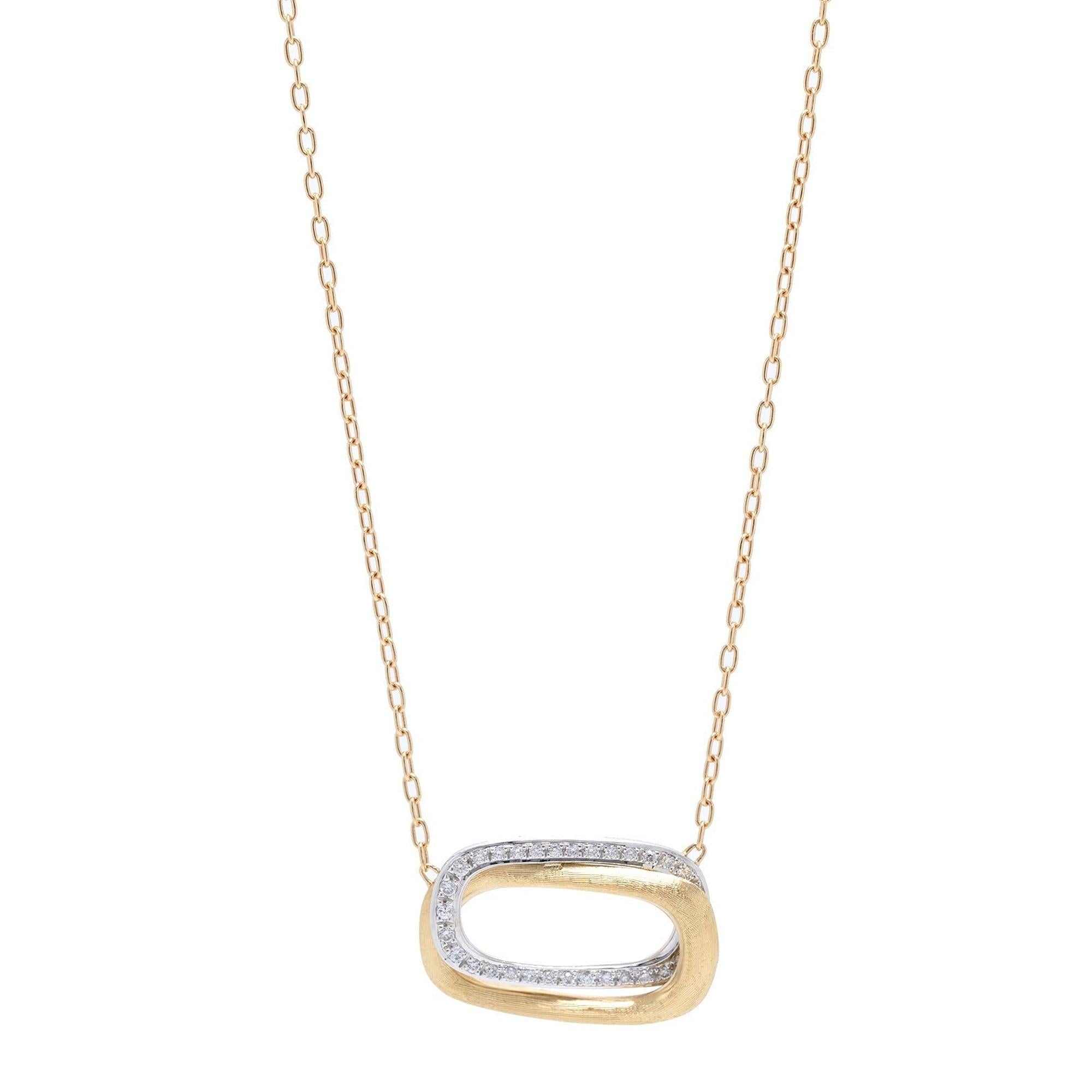 アクセサリー MARCO BICEGO MURANO NECKLACE Marco Bicego 18k Gold Diamond Murano Necklace w/ Box – OLIVER'S