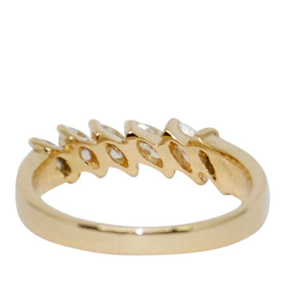 Marquise Cut Diamond Band Ring