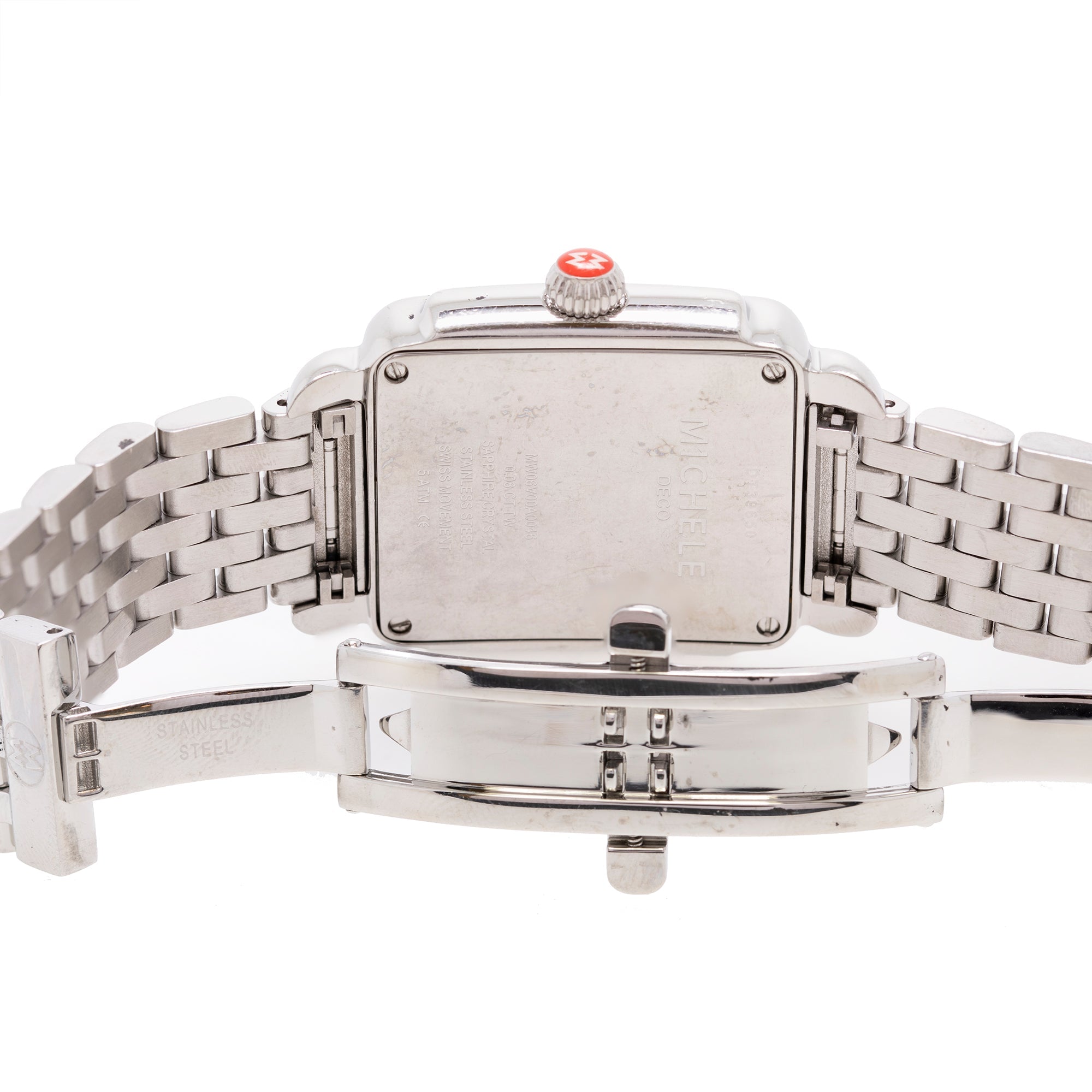 Michele Deco 16 Diamond Dial Watch