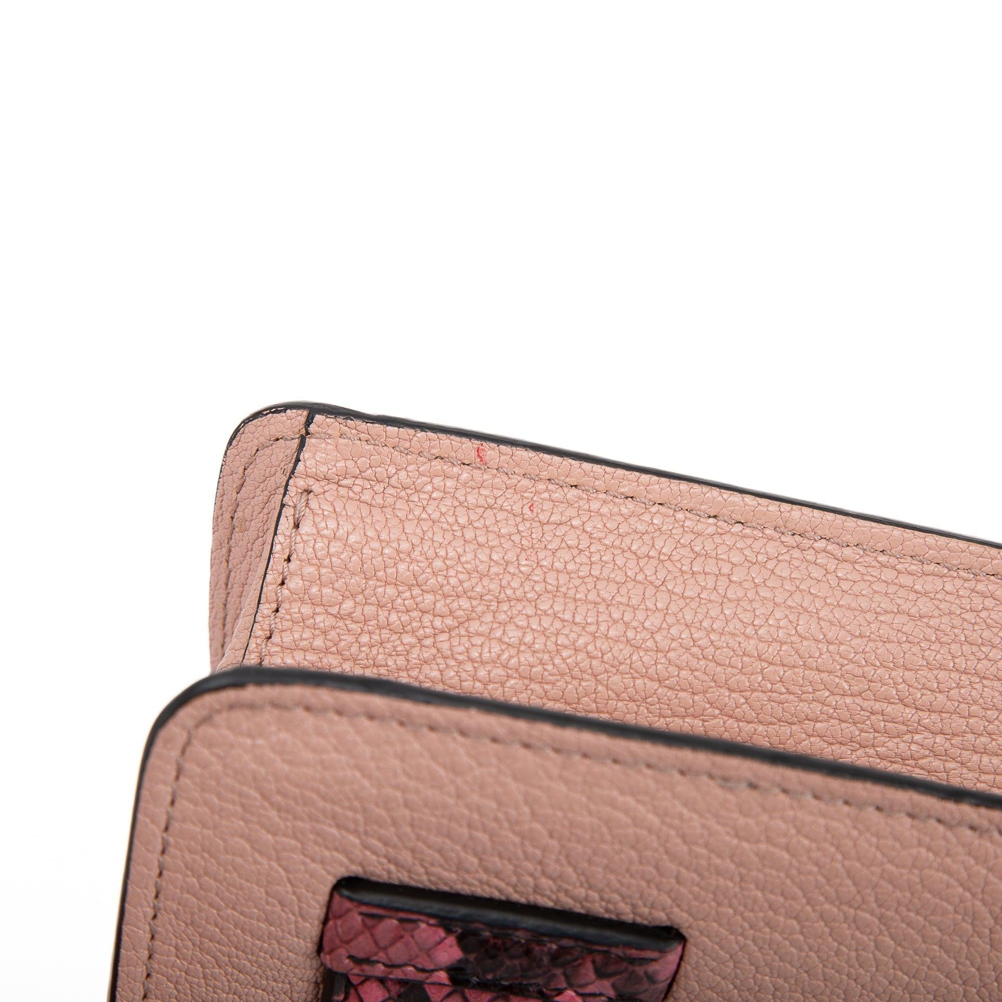 Miu Miu Python-Trim Crystal My Miu Shoulder Bag