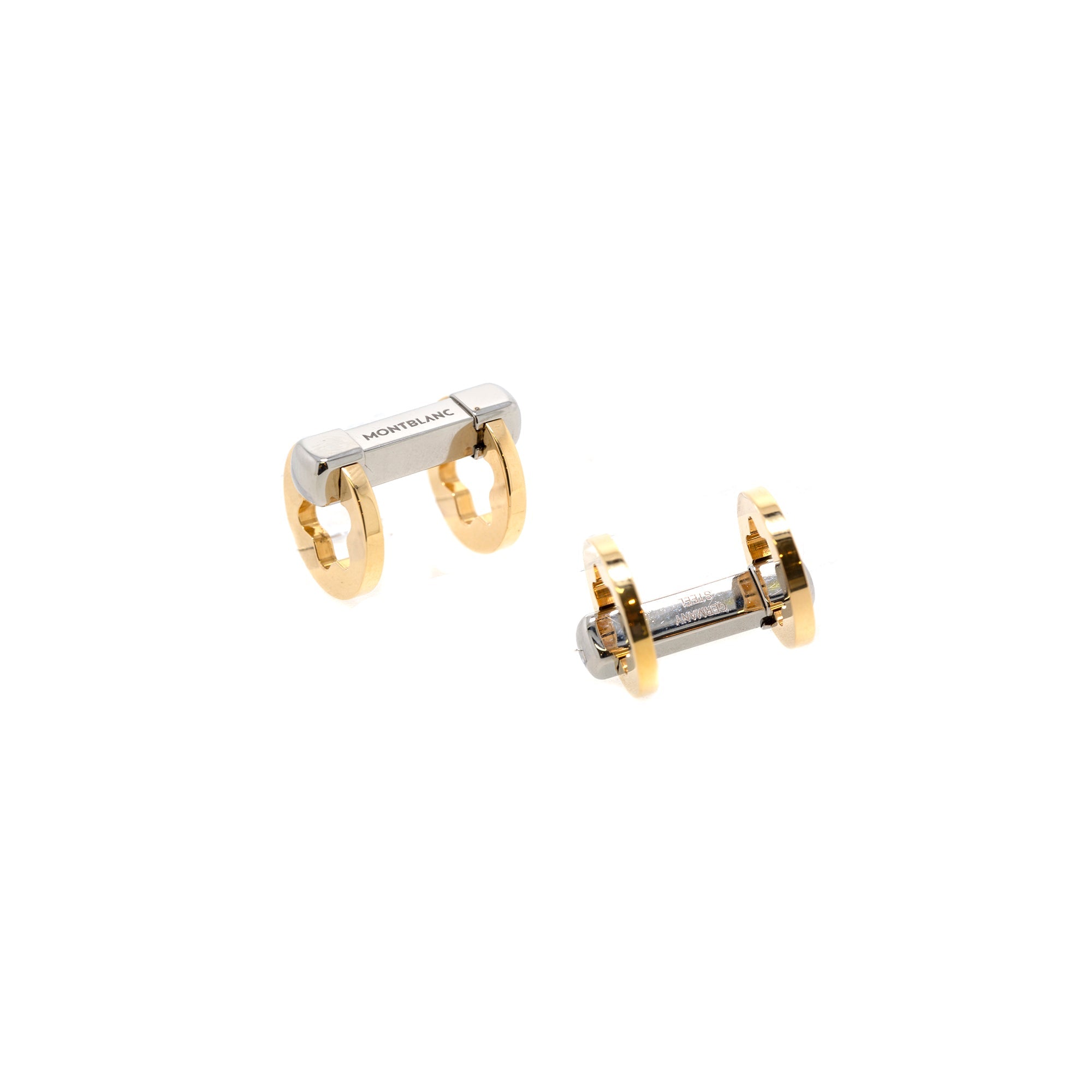 Montblanc 18k Gold & Steel Heritage Cufflinks