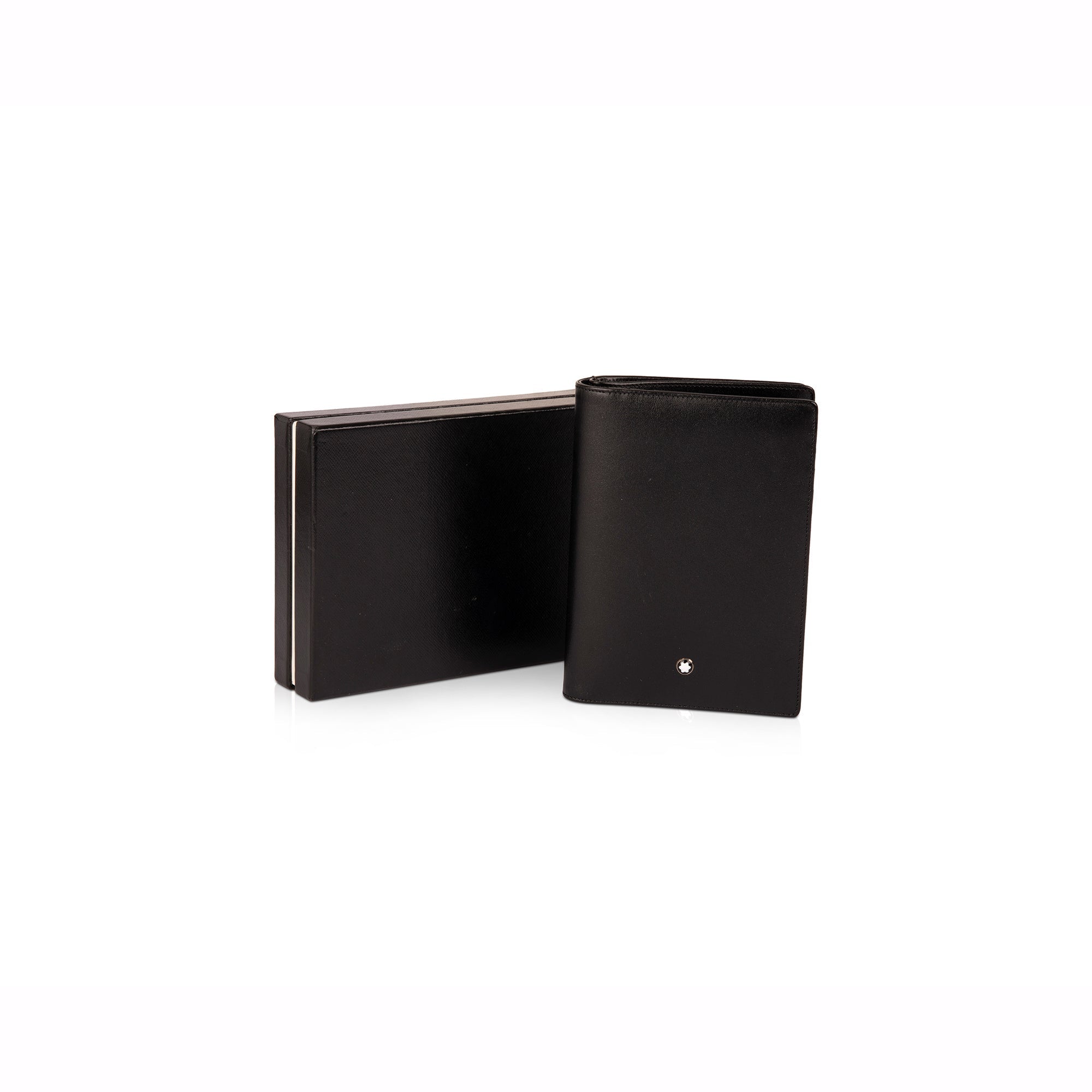Montblanc Meisterstuck Leather Passport Holder Wallet w/ Box & Authenticity Card