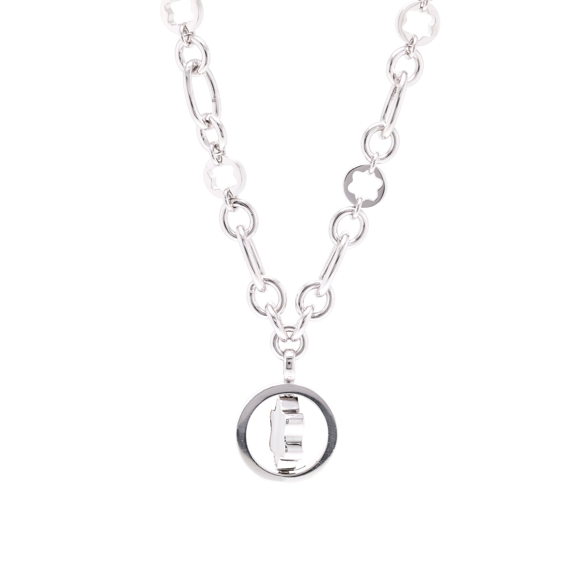 Montblanc Mother of Pearl Star Signet Necklace w/ Box