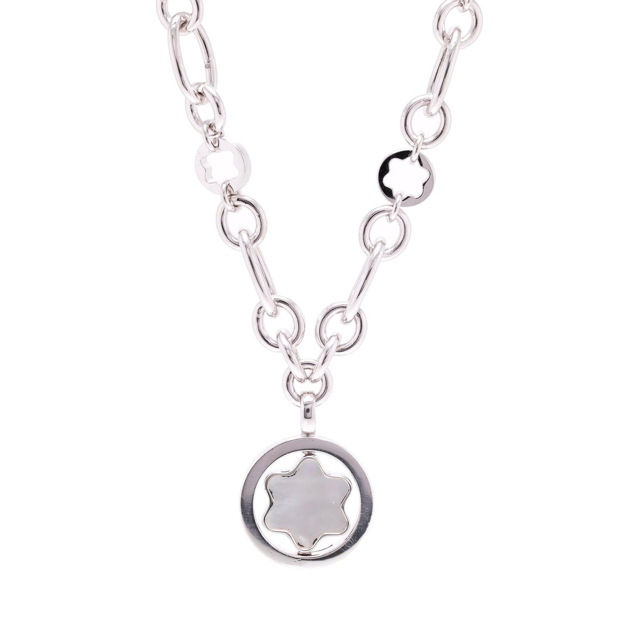 Montblanc star signet necklace Clearance