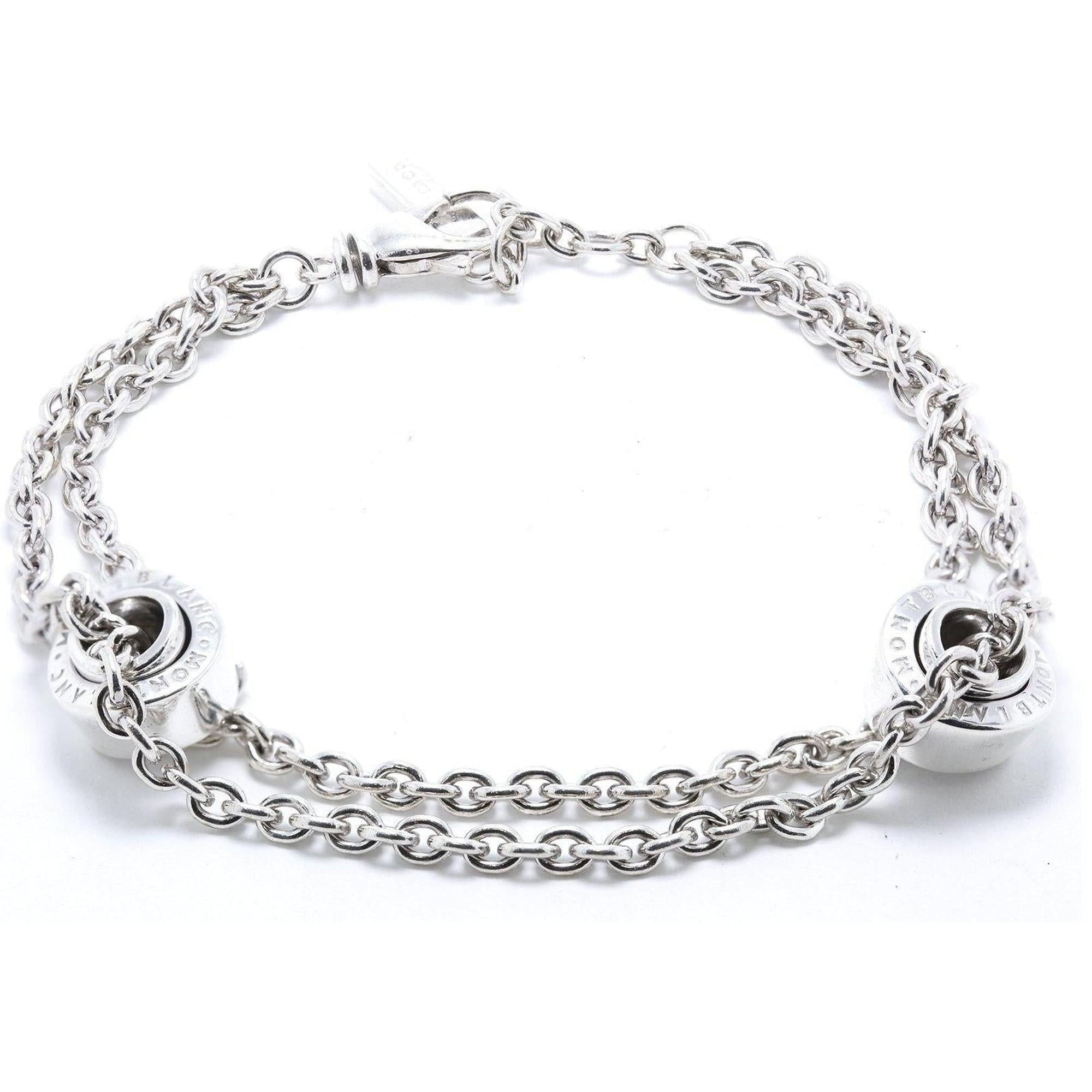 Montblanc Sterling Silver Wish Ring Bracelet