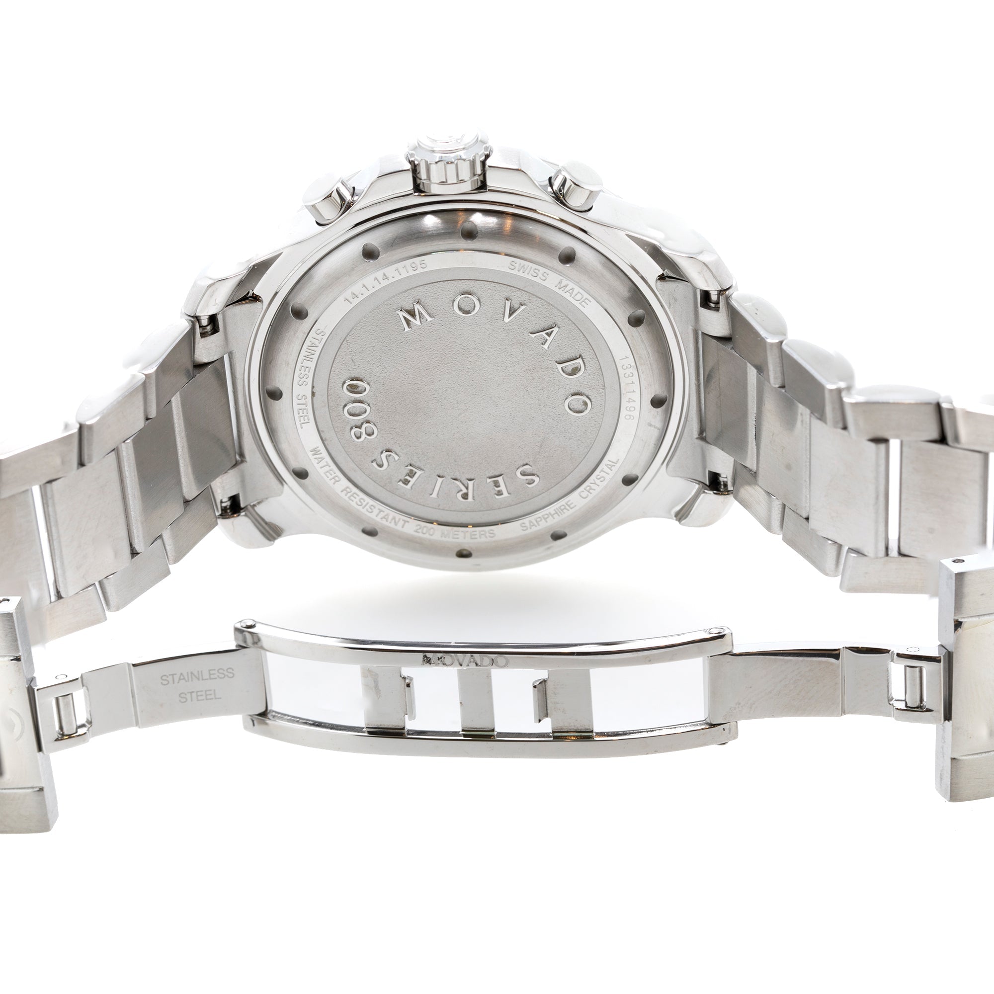 Movado Series 800 Chronograph Watch w/ Box