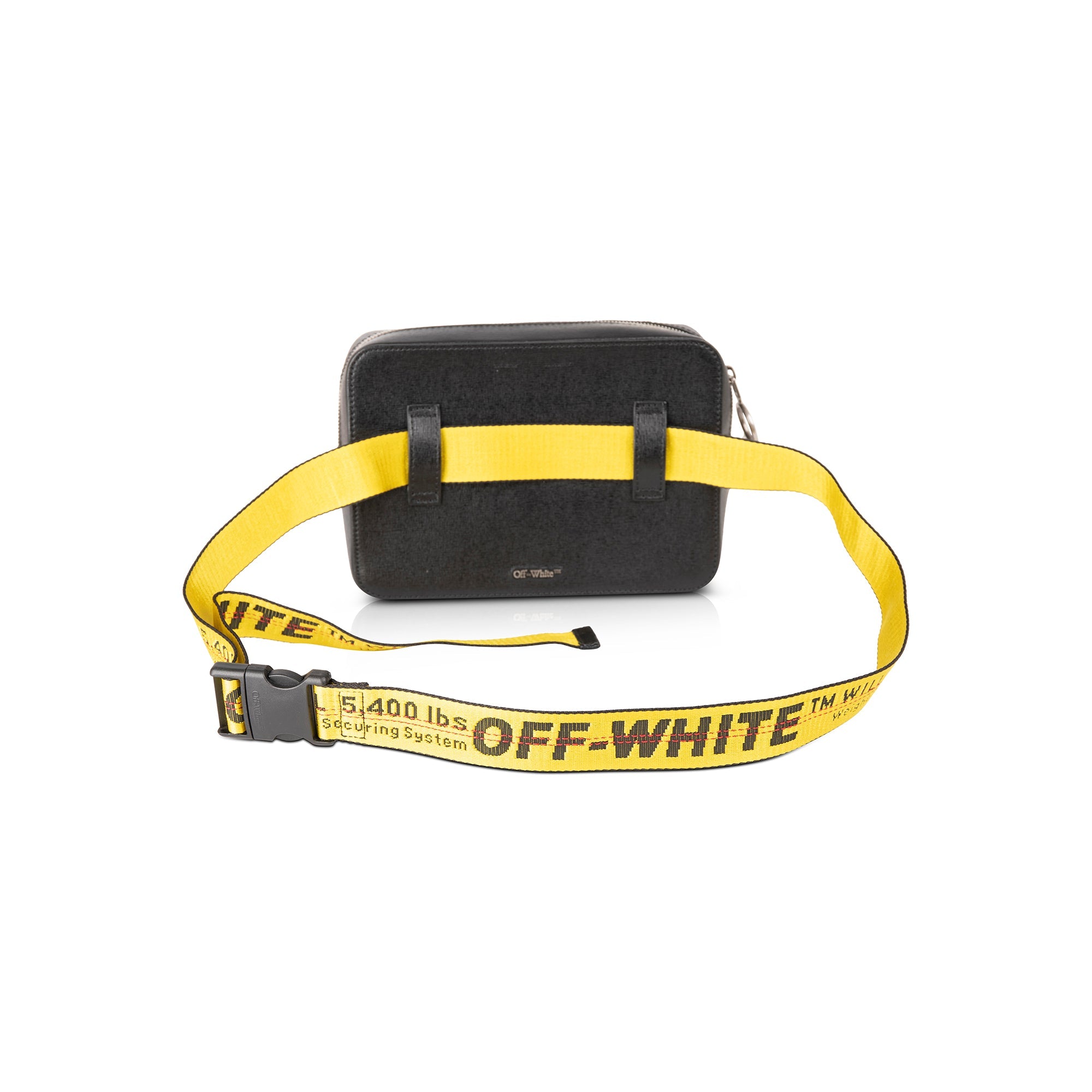 Off-White Binder Diagonal-Stripe Belt Bag