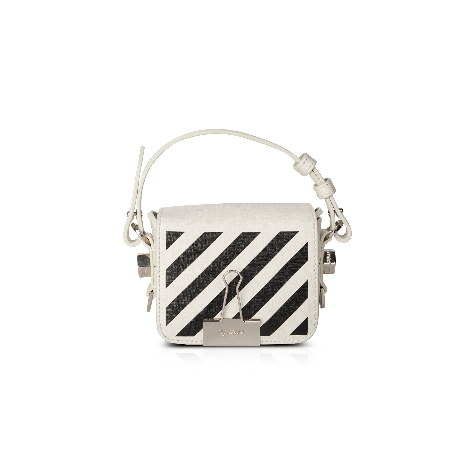 Off-White C/O Virgil Abloh Baby Diag Binder Clip Bag