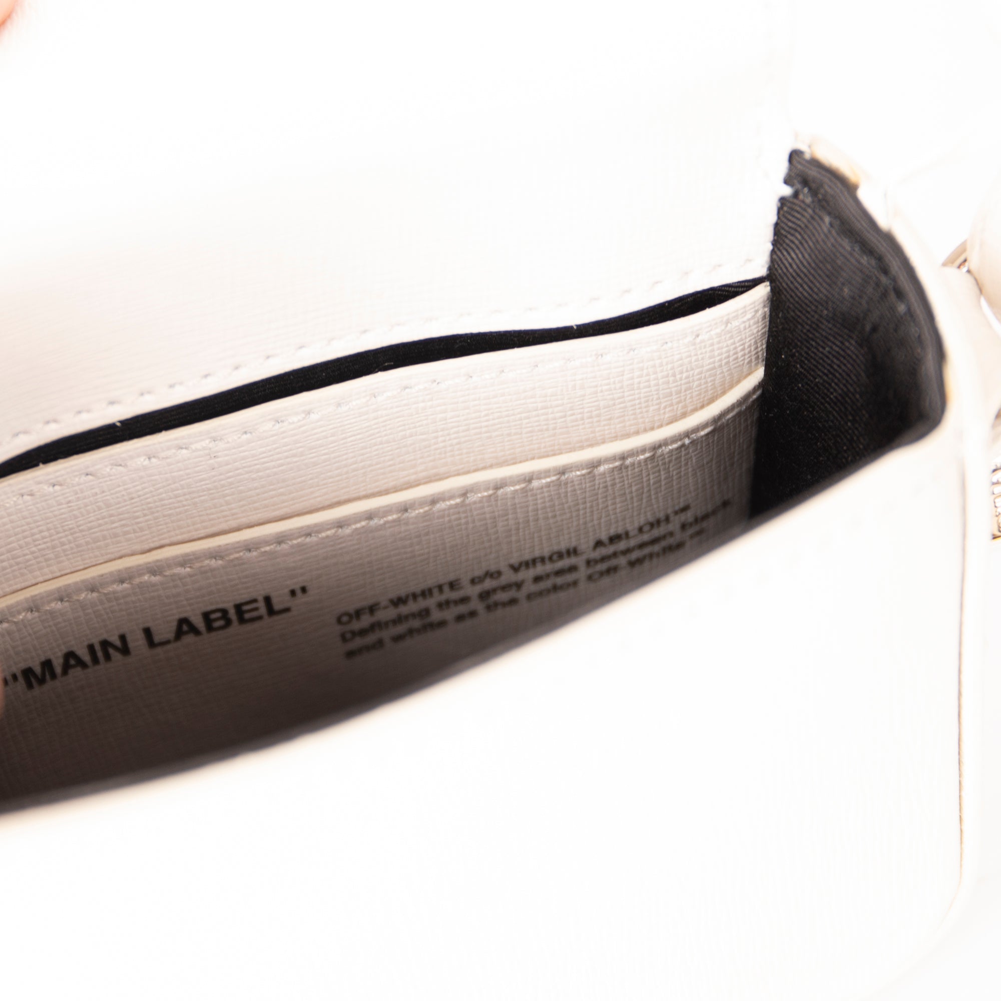 Off-White C/O Virgil Abloh Baby Diag Binder Clip Bag