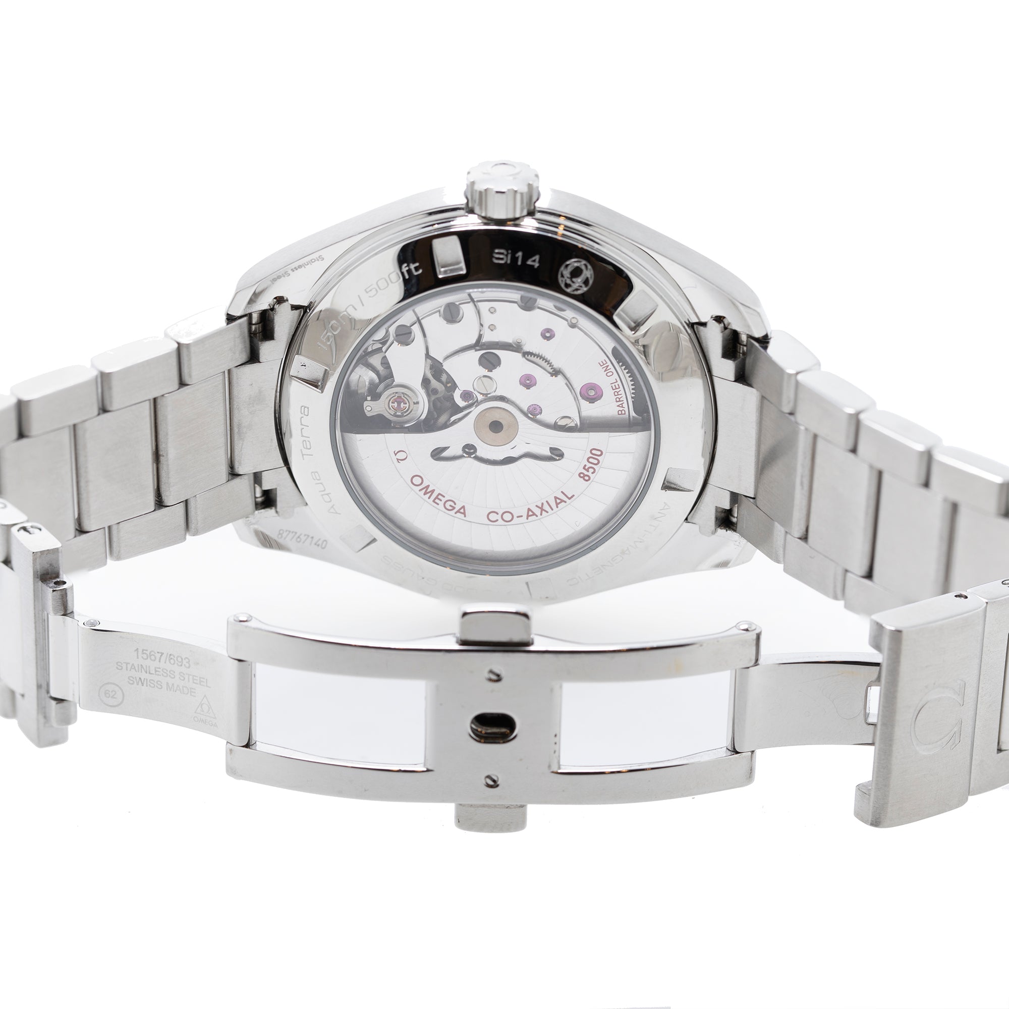 Omega Seamaster Aqua Terra Master Co-Axial Chronometer 41.5 mm Watch w/ Box & Papers