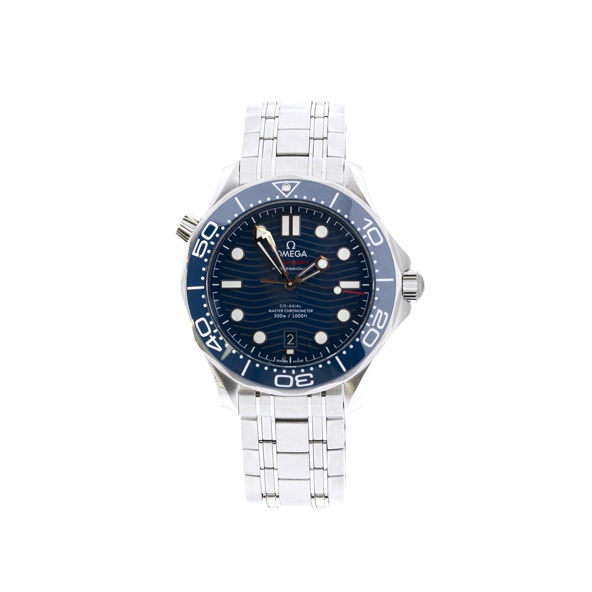 Omega Seamaster Diver 300M Co-Axial Chronometer Watch w/ Box