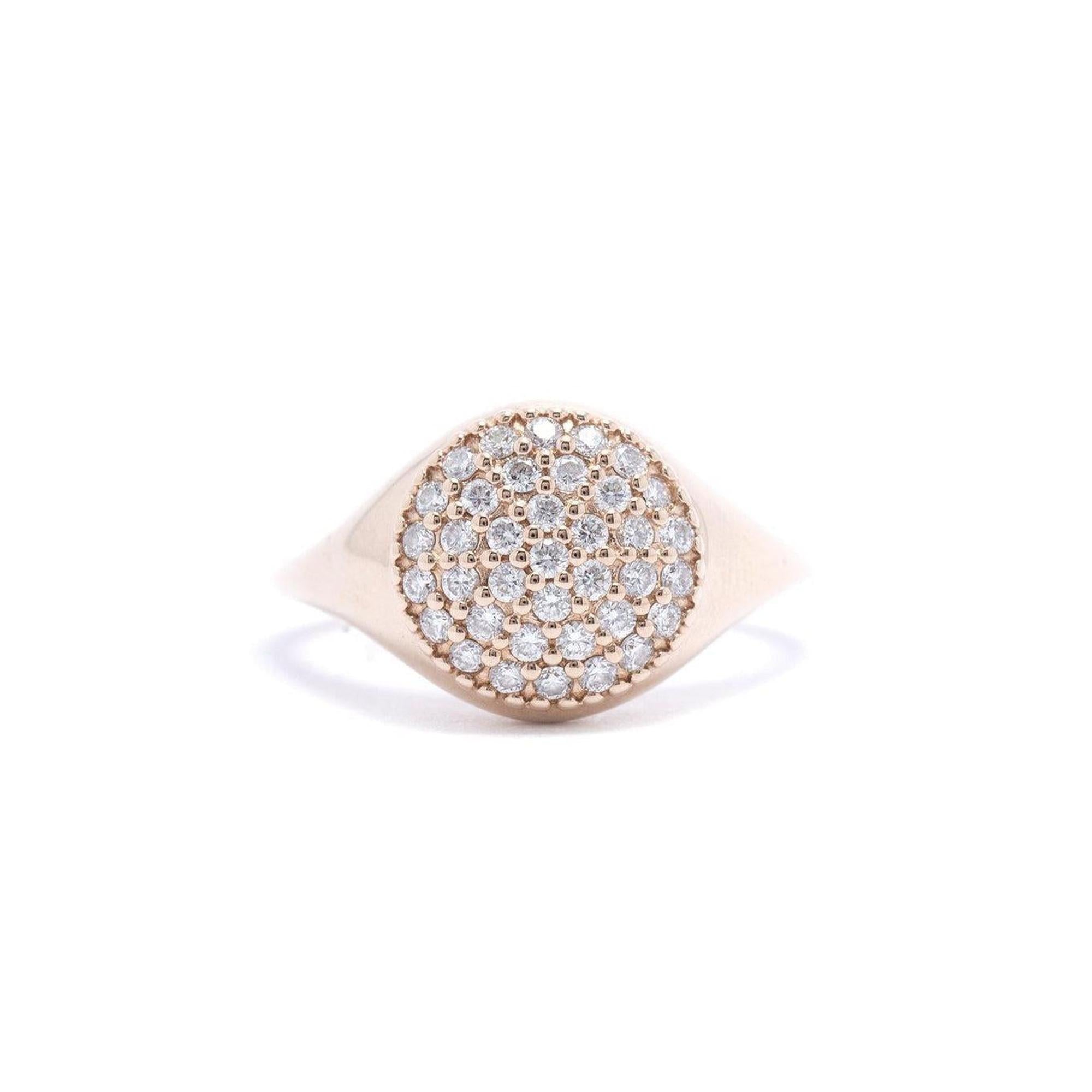 Pandora 18k Rose Gold Love Pods Pave Diamond Ring