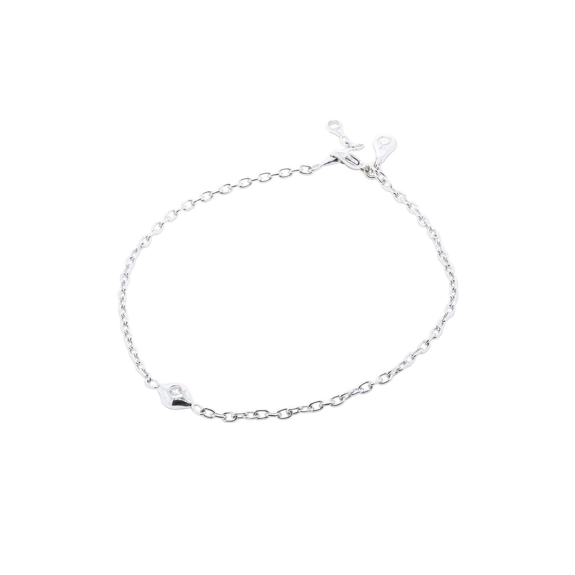 Pandora 18k White Gold Love Pods Diamond Bracelet